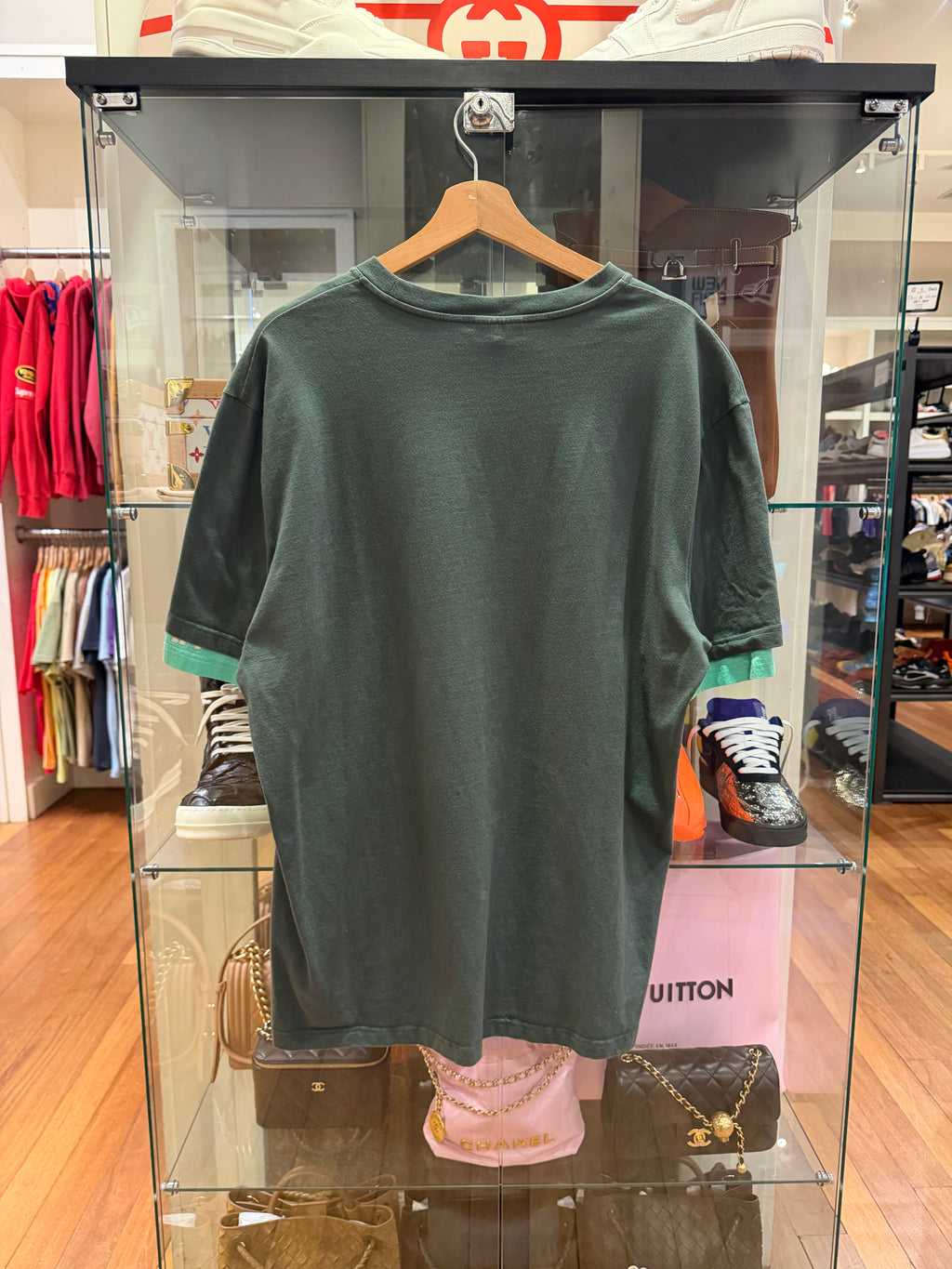 Lanvin Double Layered Tee -
Green