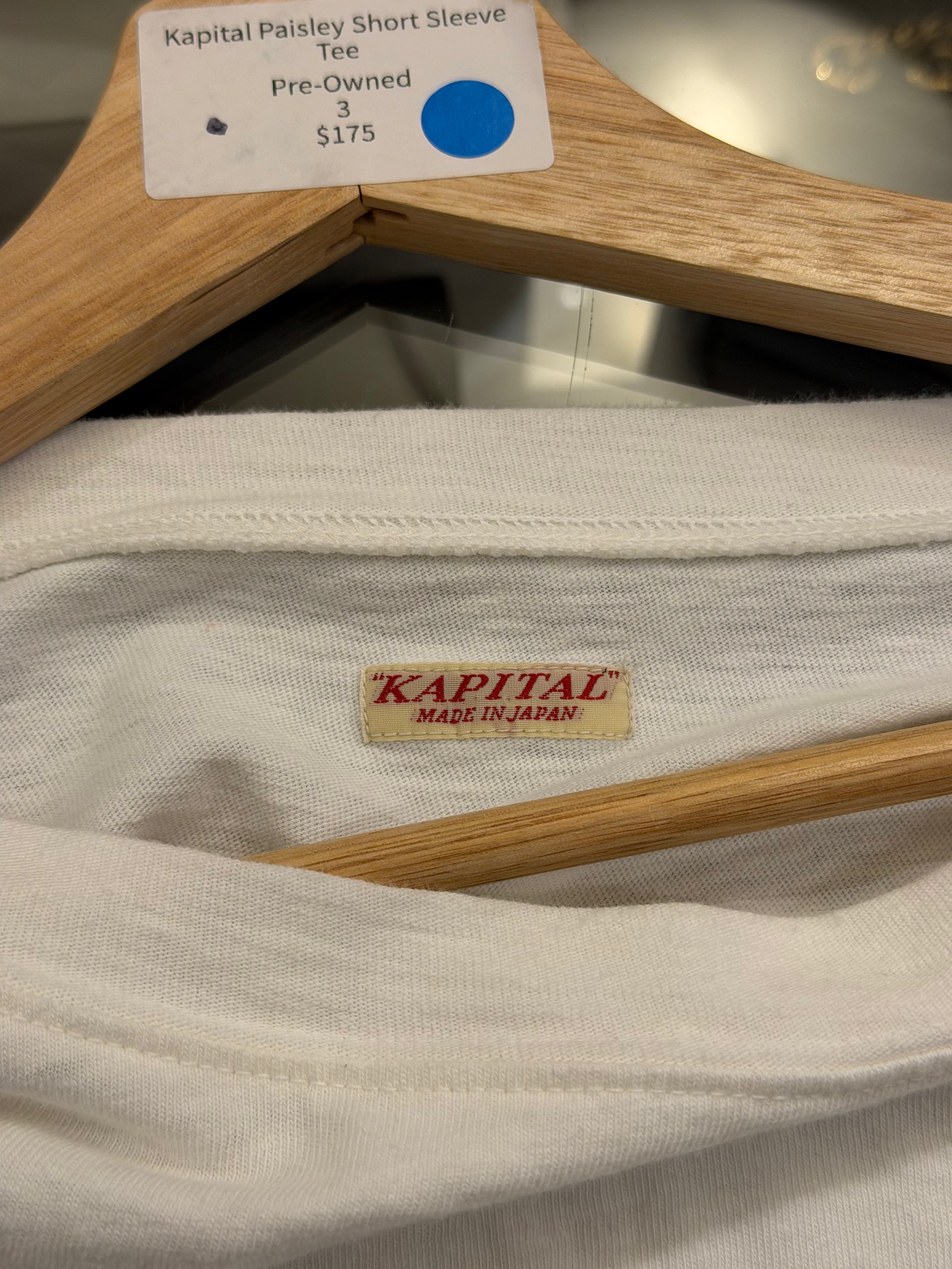 Kapital Paisley Short Sleeve
Tee