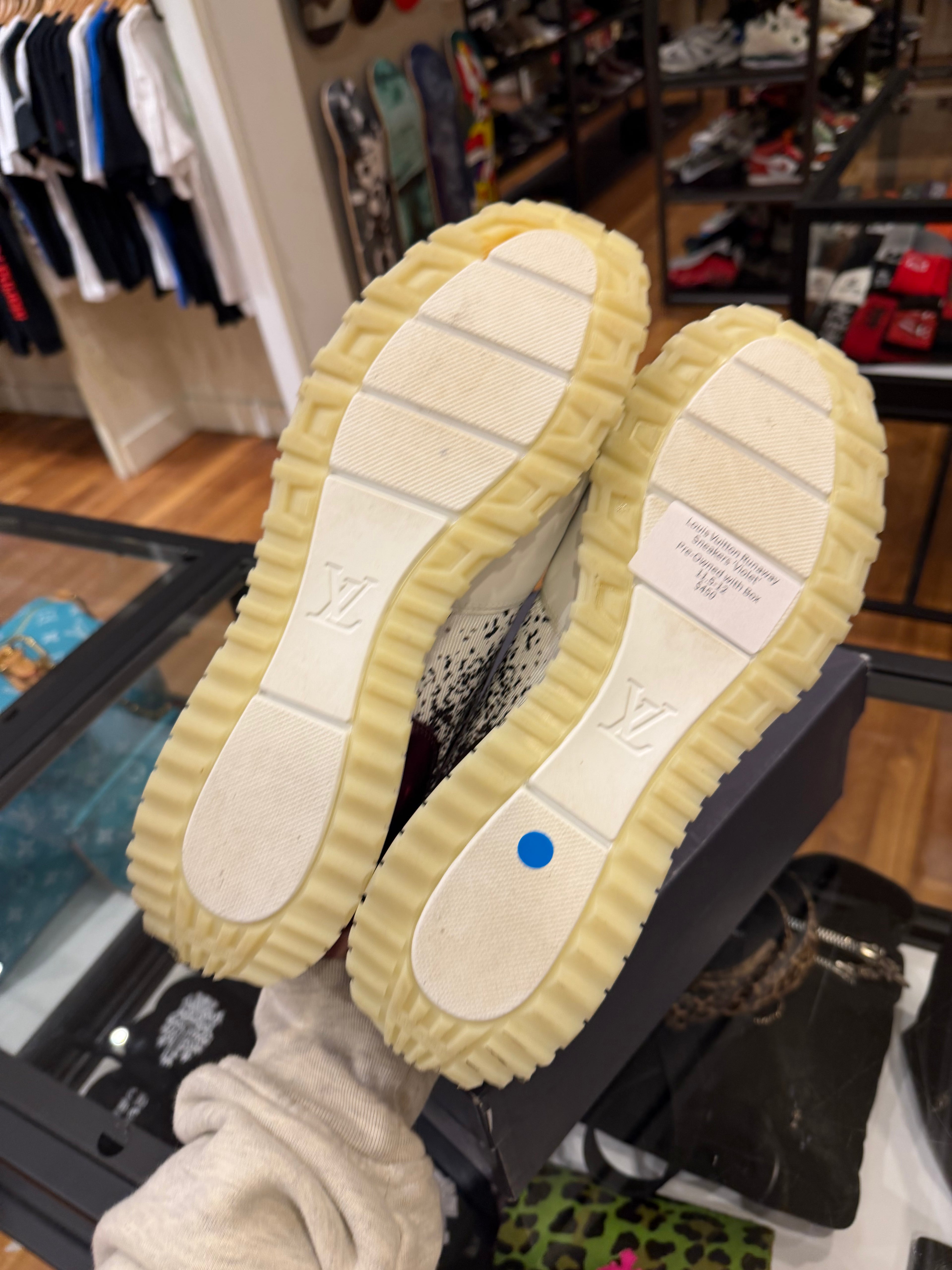 Louis Vuitton Run Away Sneaker - White Violet
