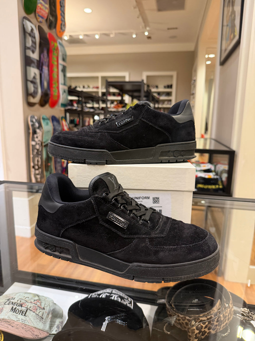 Louis Vuitton Suede Uniform Trainer