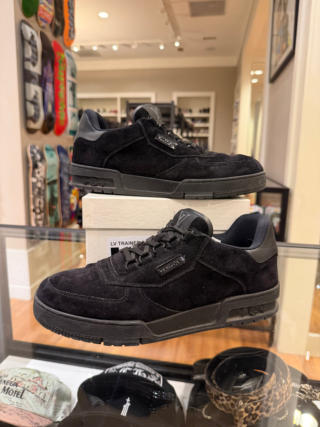 Louis Vuitton Suede Uniform Trainer