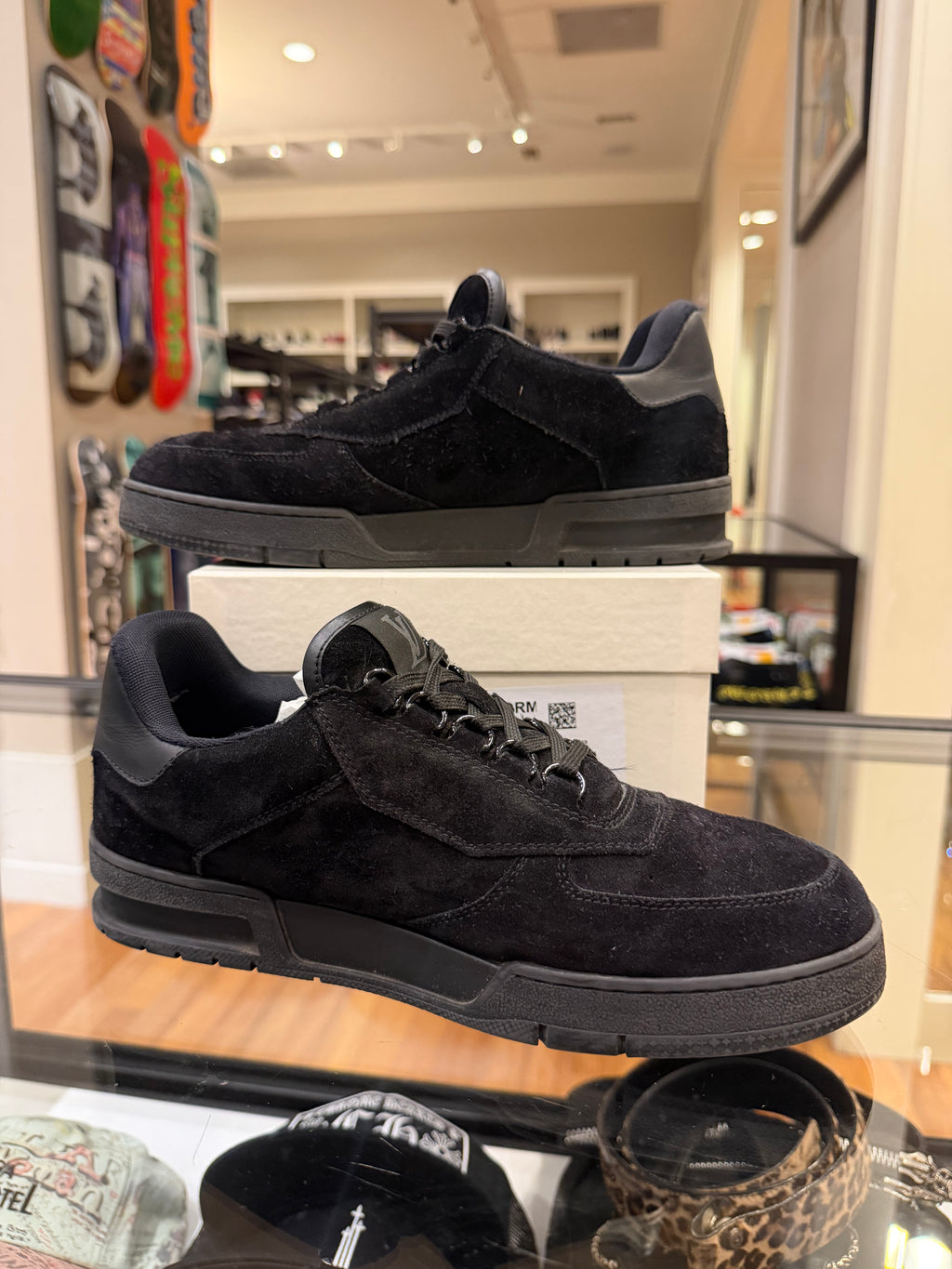 Louis Vuitton Suede Uniform Trainer