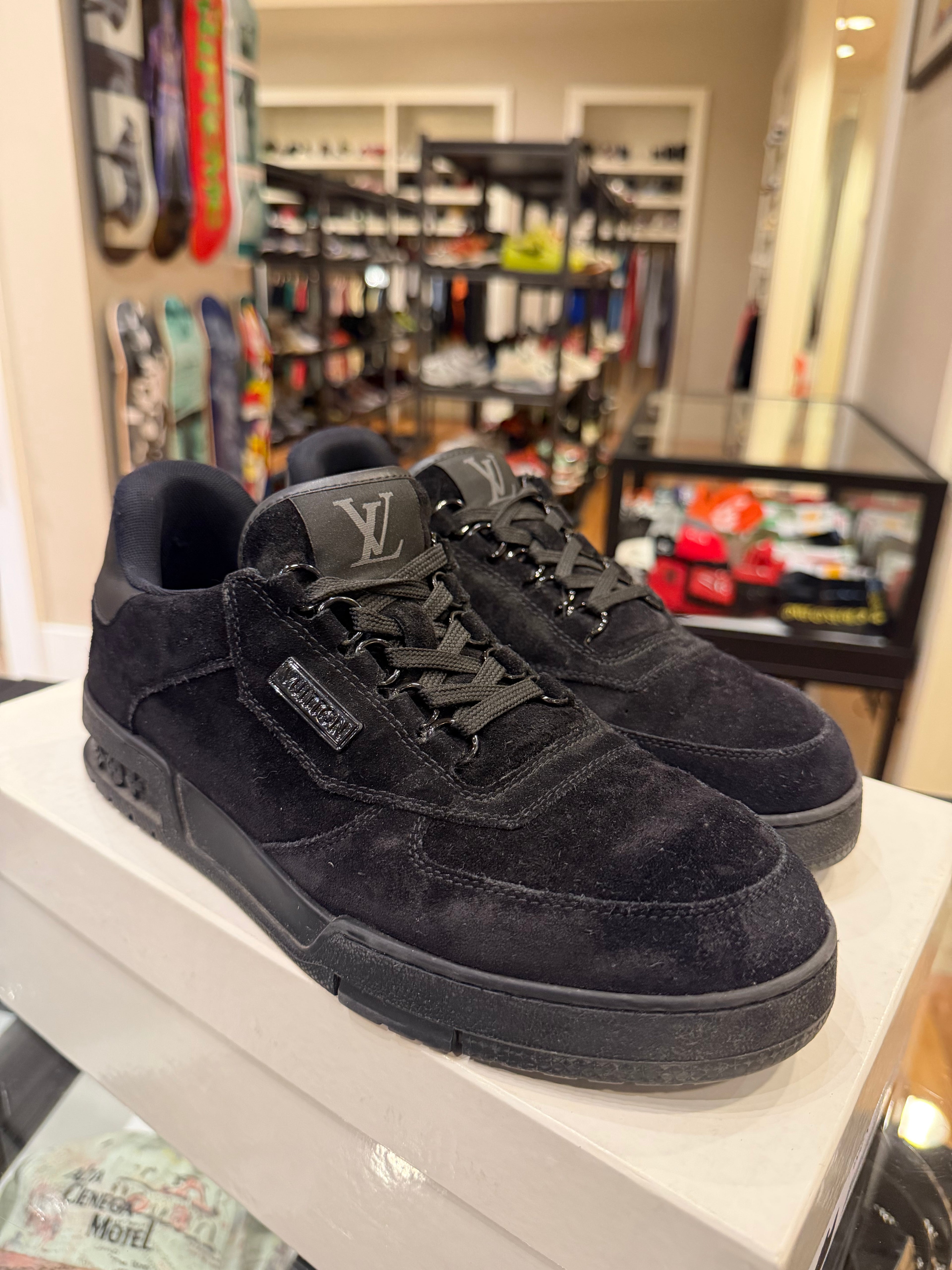 Louis Vuitton Suede Uniform Trainer