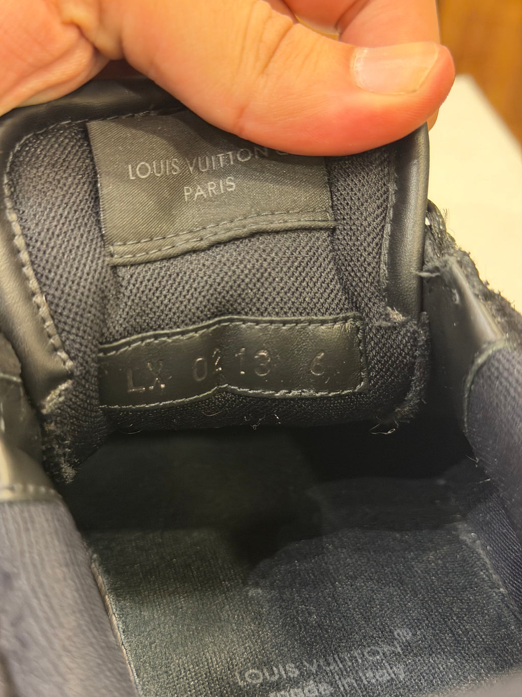 Louis Vuitton Suede Uniform Trainer