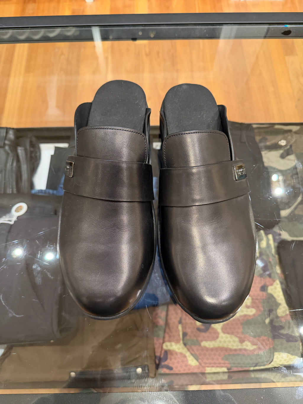 Tom Wood X Suicoke Leather Mules