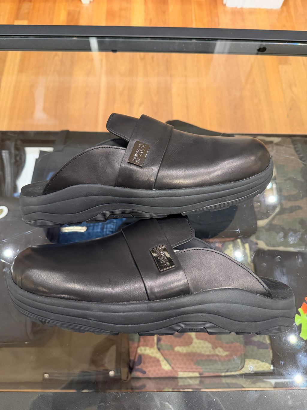 Tom Wood X Suicoke Leather Mules