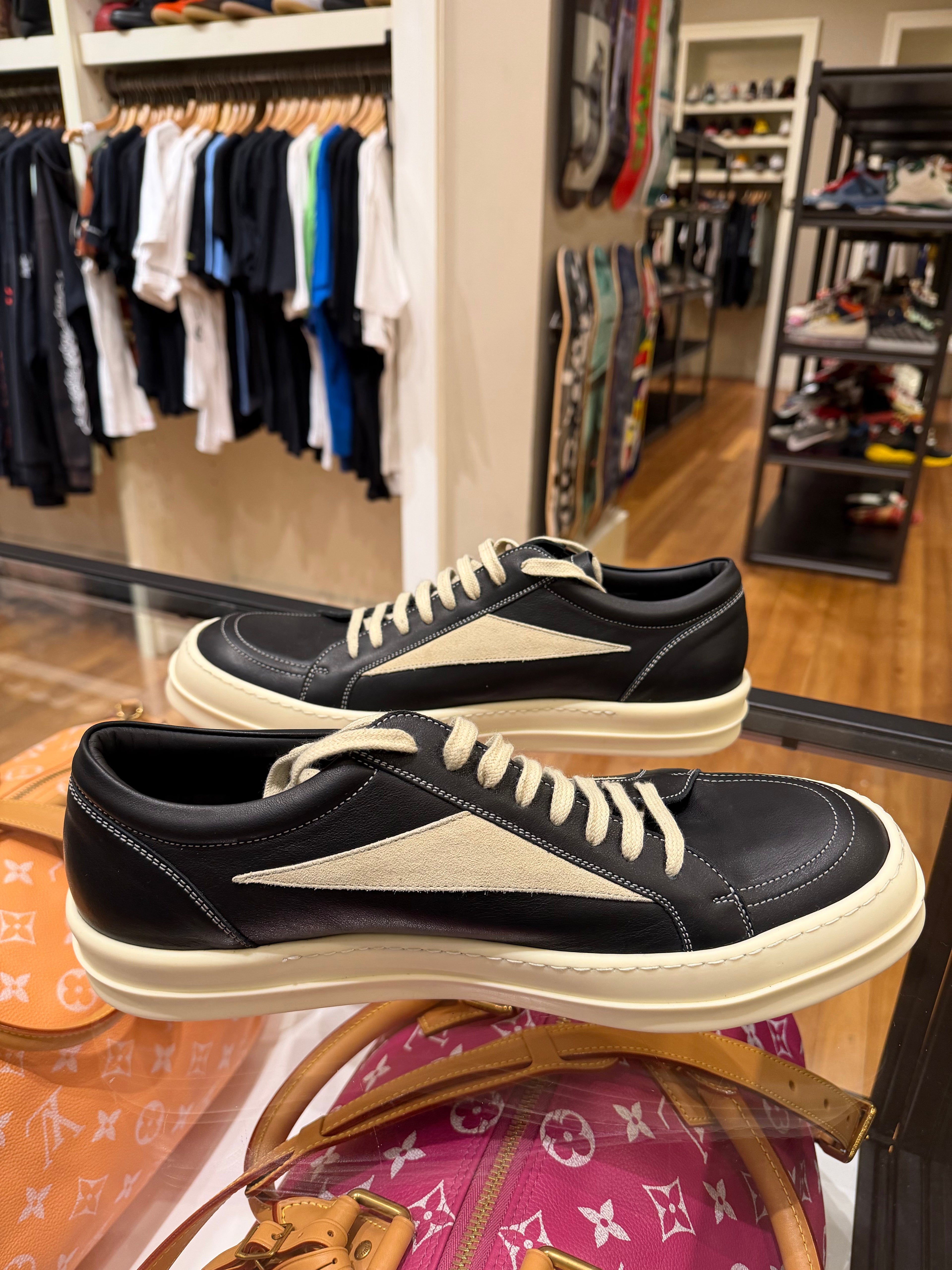 Rick Owens Vintage Low- Black/Milk
