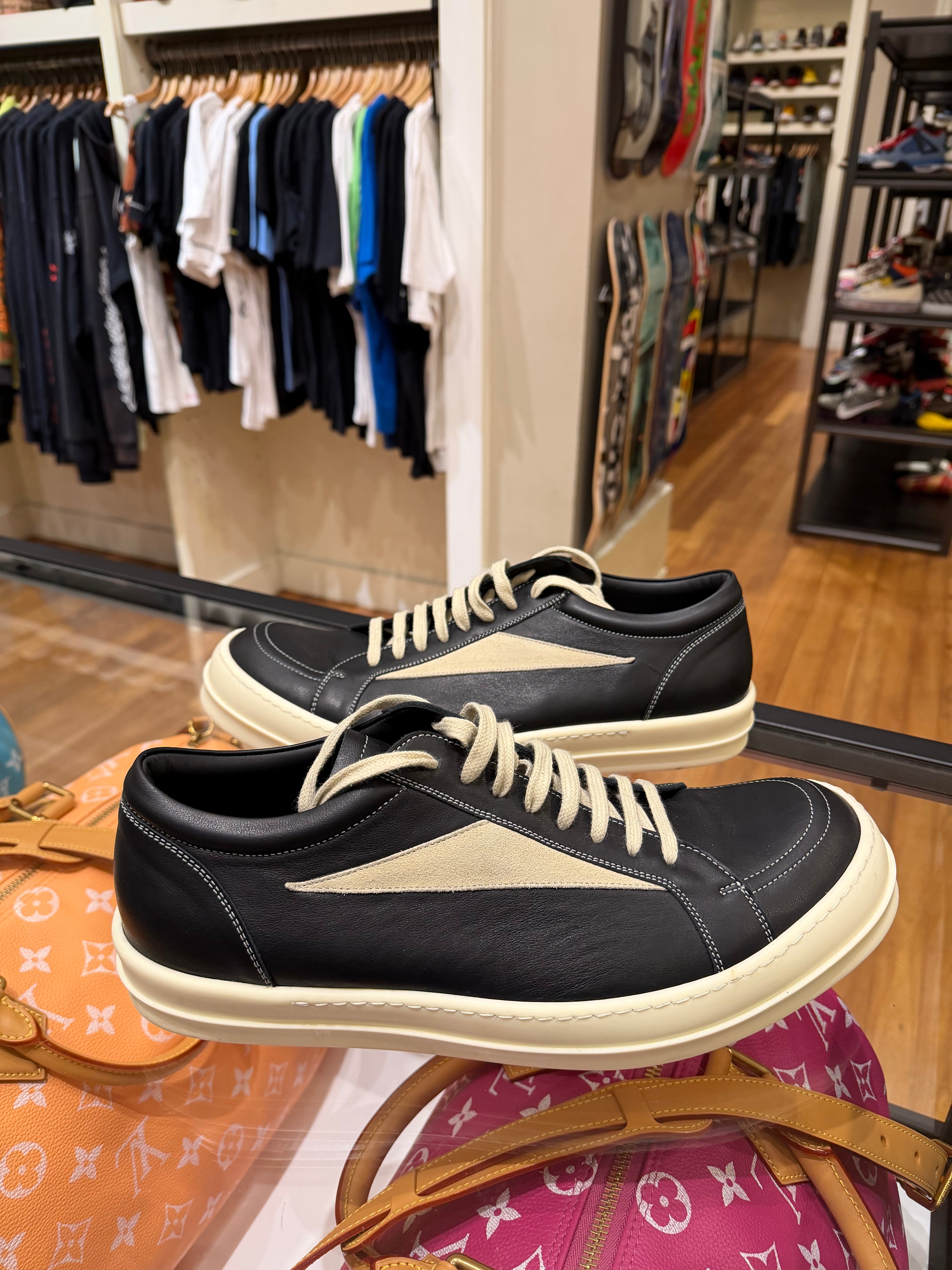 Rick Owens Vintage Low- Black/Milk