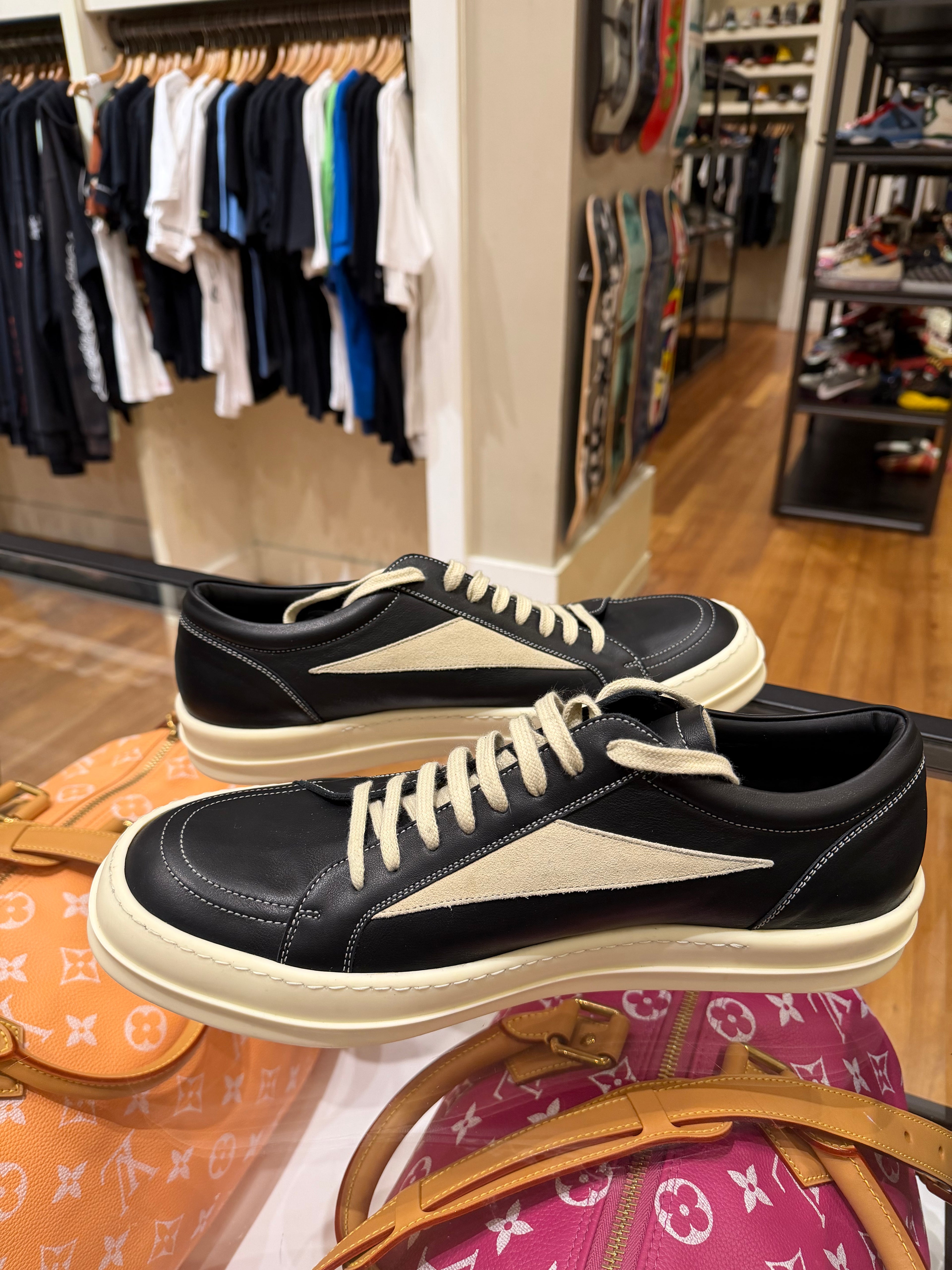 Rick Owens Vintage Low- Black/Milk