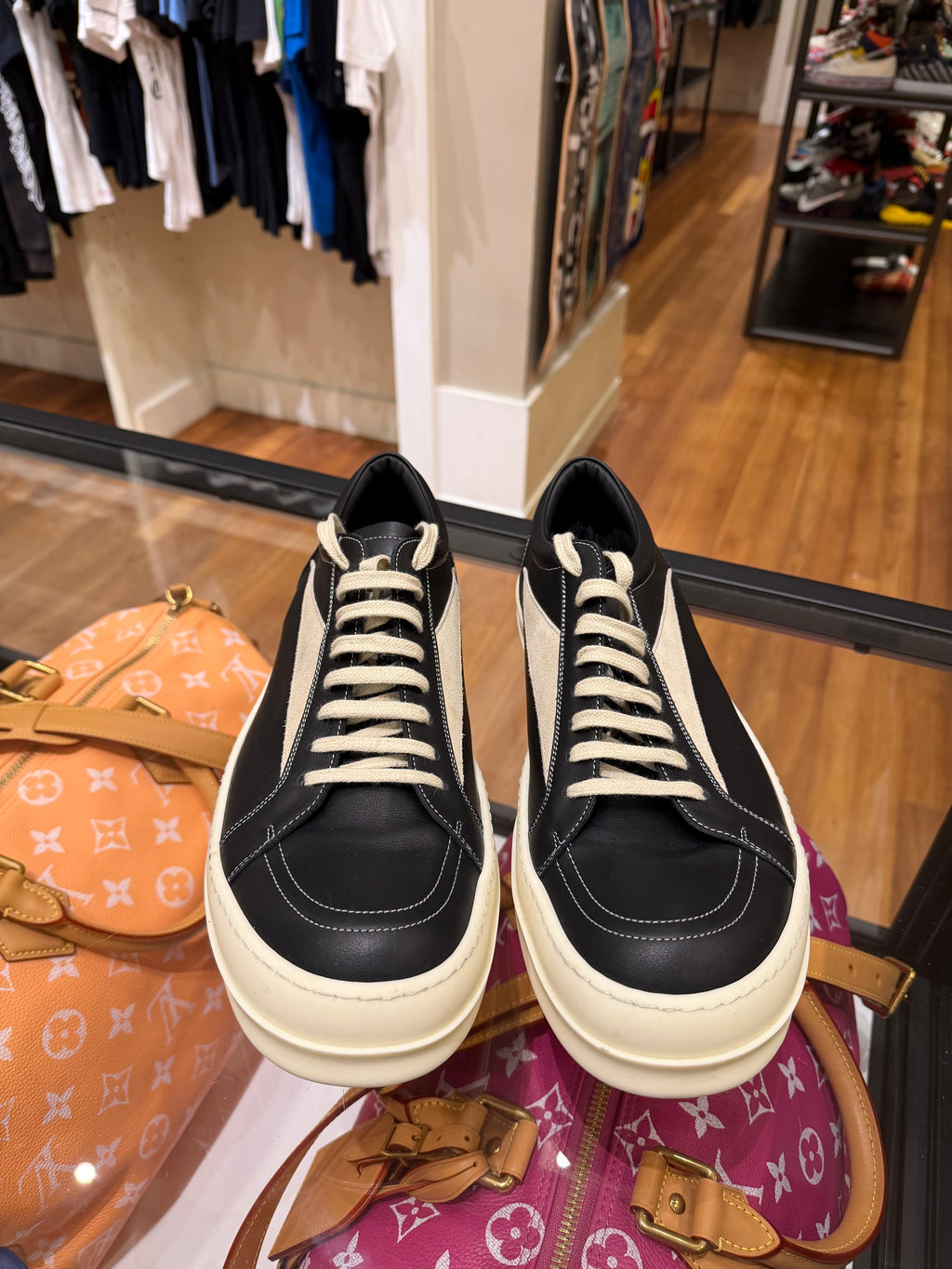 Rick Owens Vintage Low- Black/Milk
