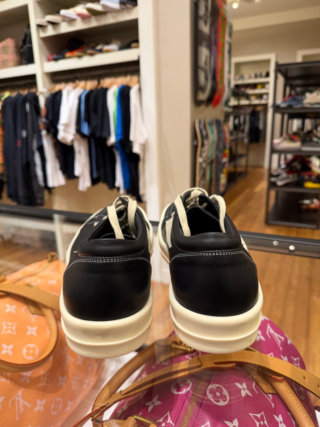 Rick Owens Vintage Low- Black/Milk