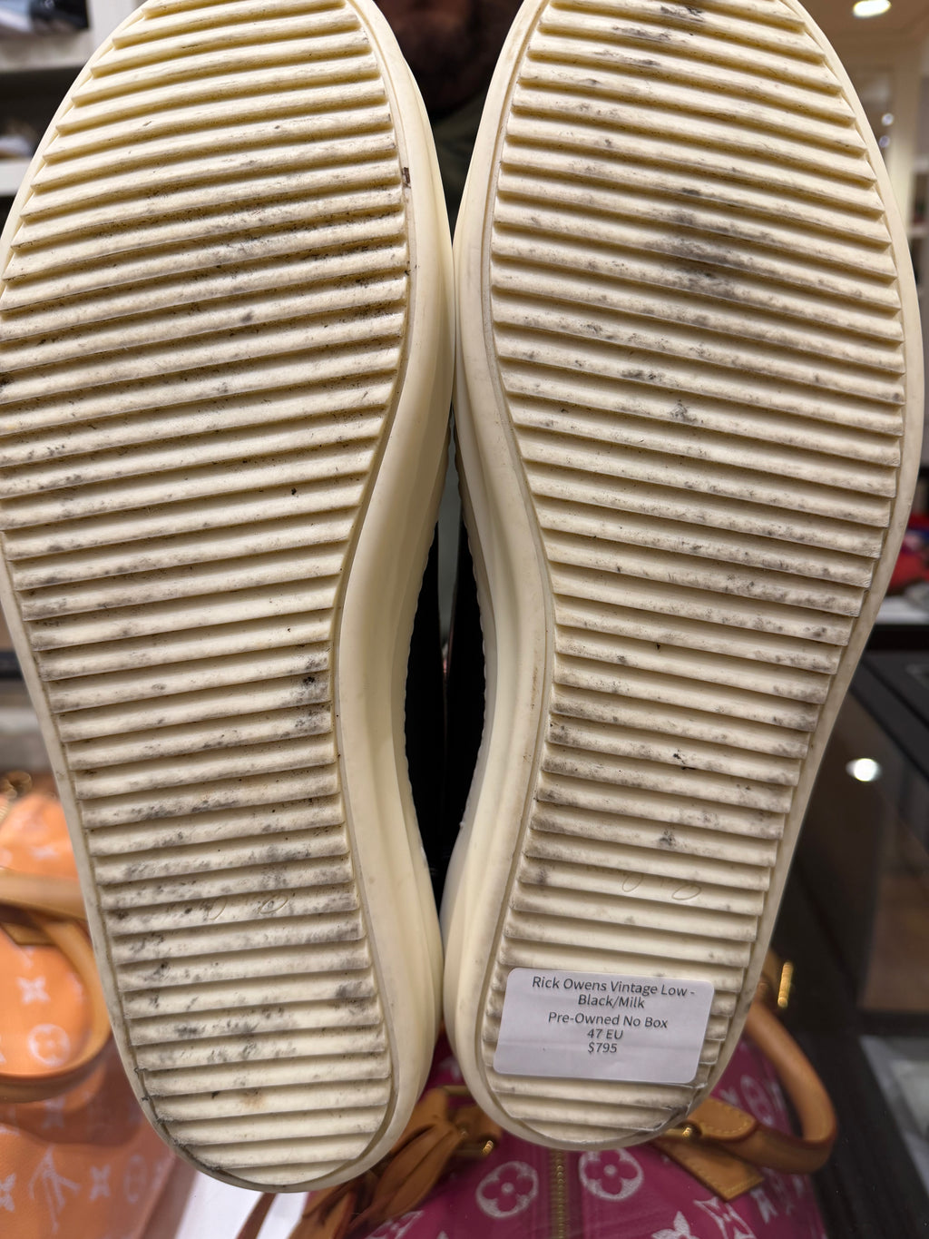 Rick Owens Vintage Low- Black/Milk