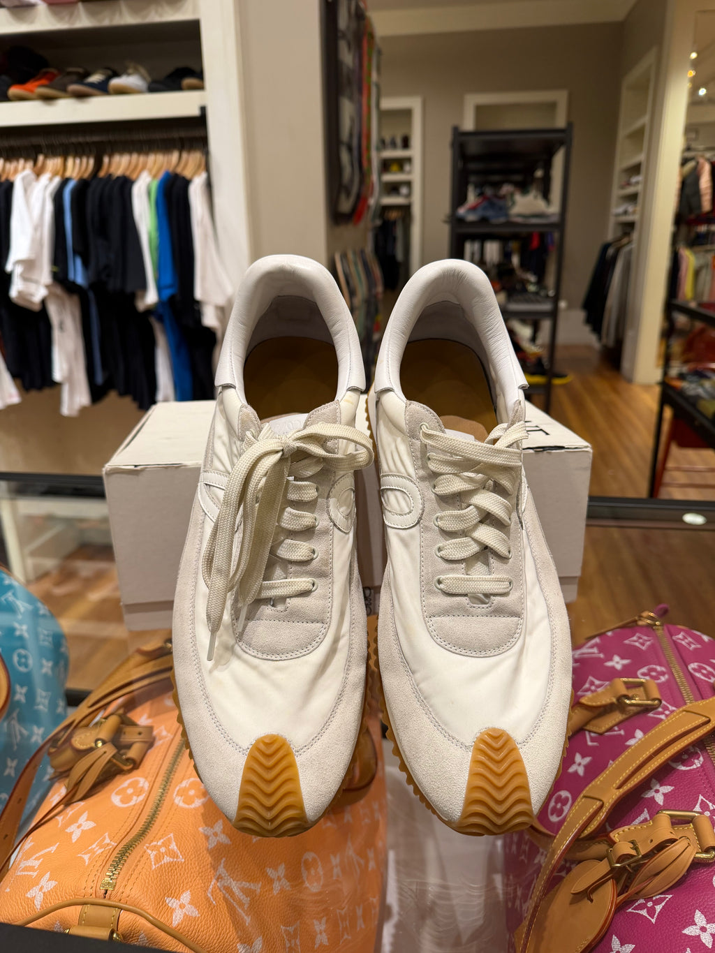 Loewe Flow Runners- White/Ivory
