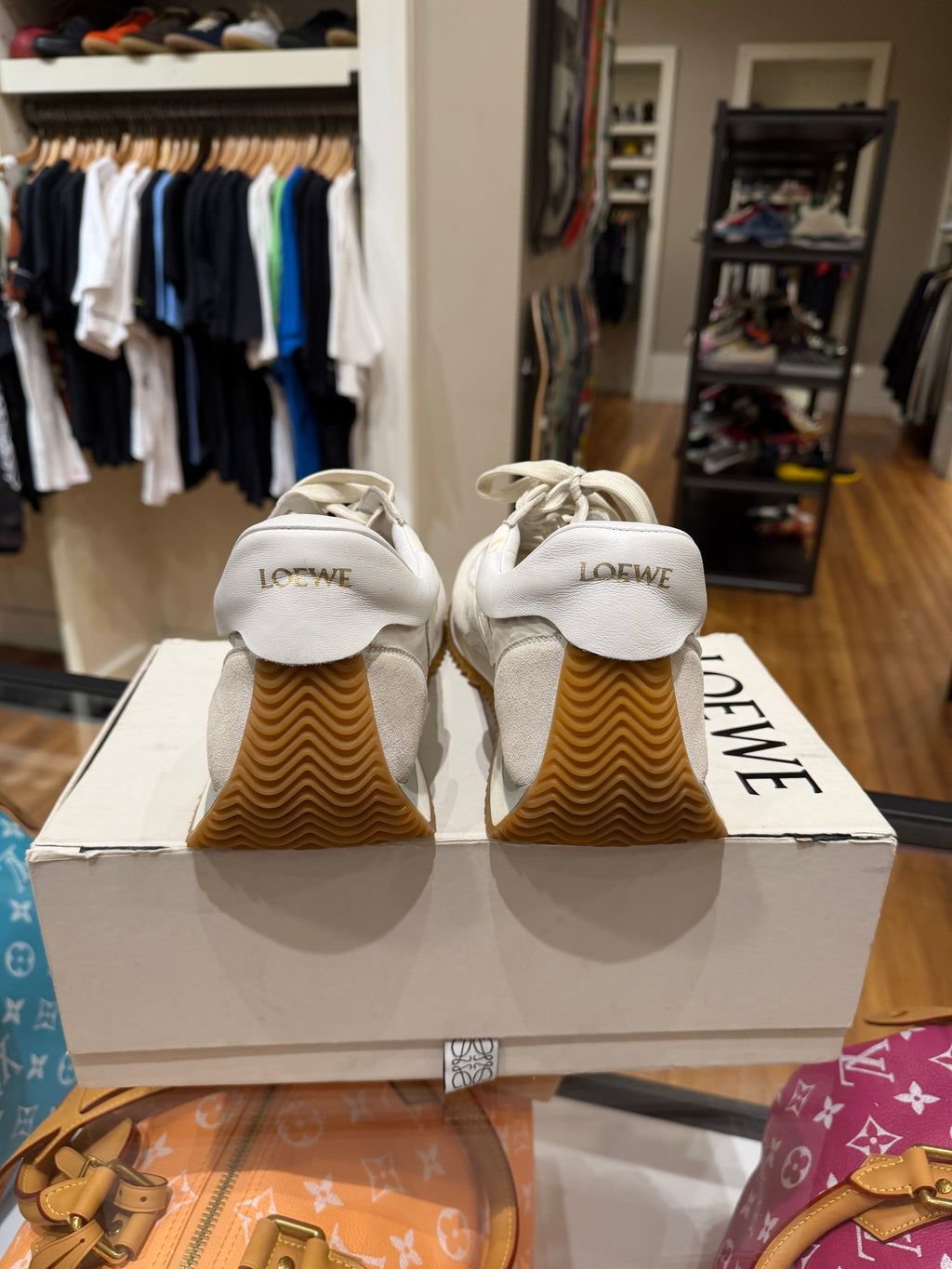 Loewe Flow Runners- White/Ivory