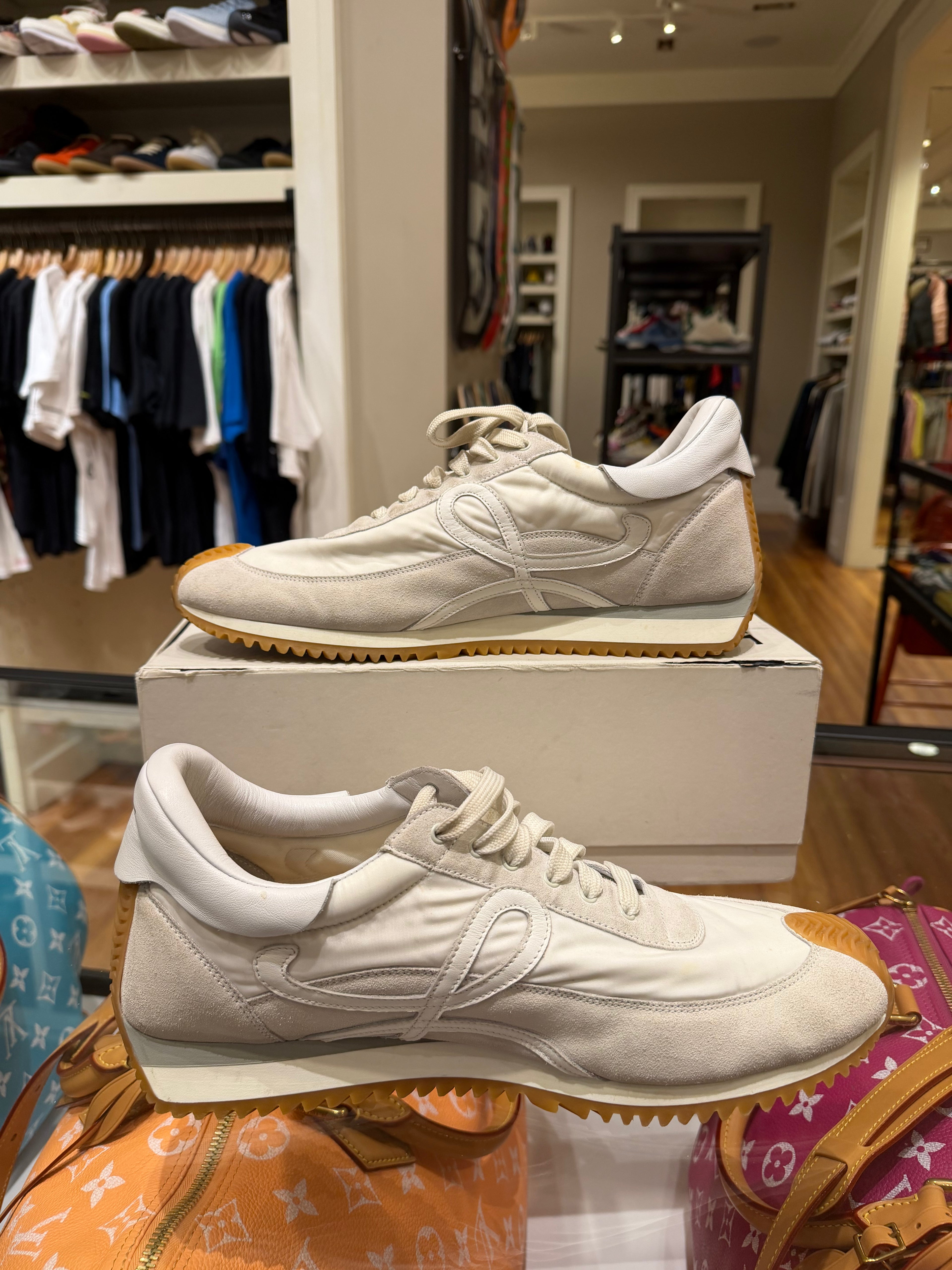 Loewe Flow Runners- White/Ivory