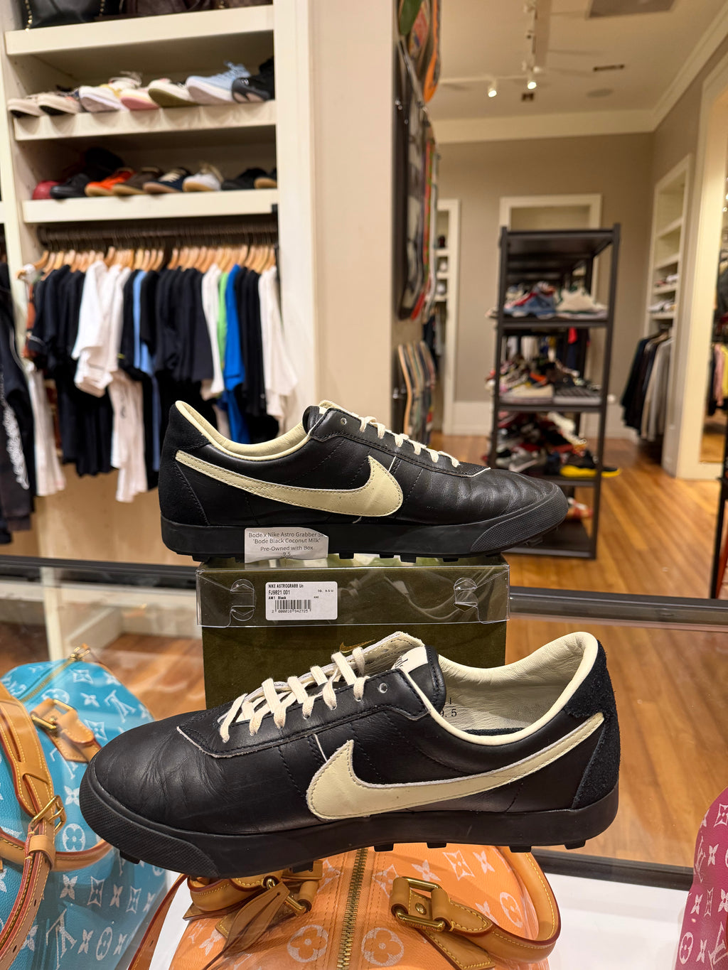 Bode x Nike Astro Grabber SP ‘Bode Black Coconut Milk’