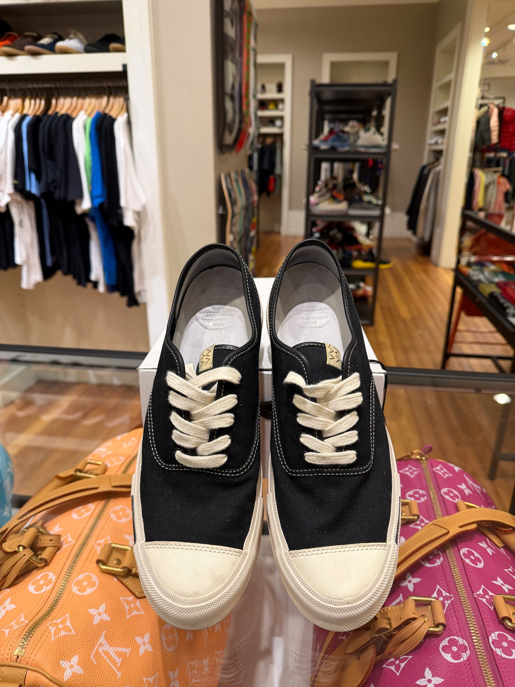 Visvim Logan Deck Lo Canvas ‘Black’