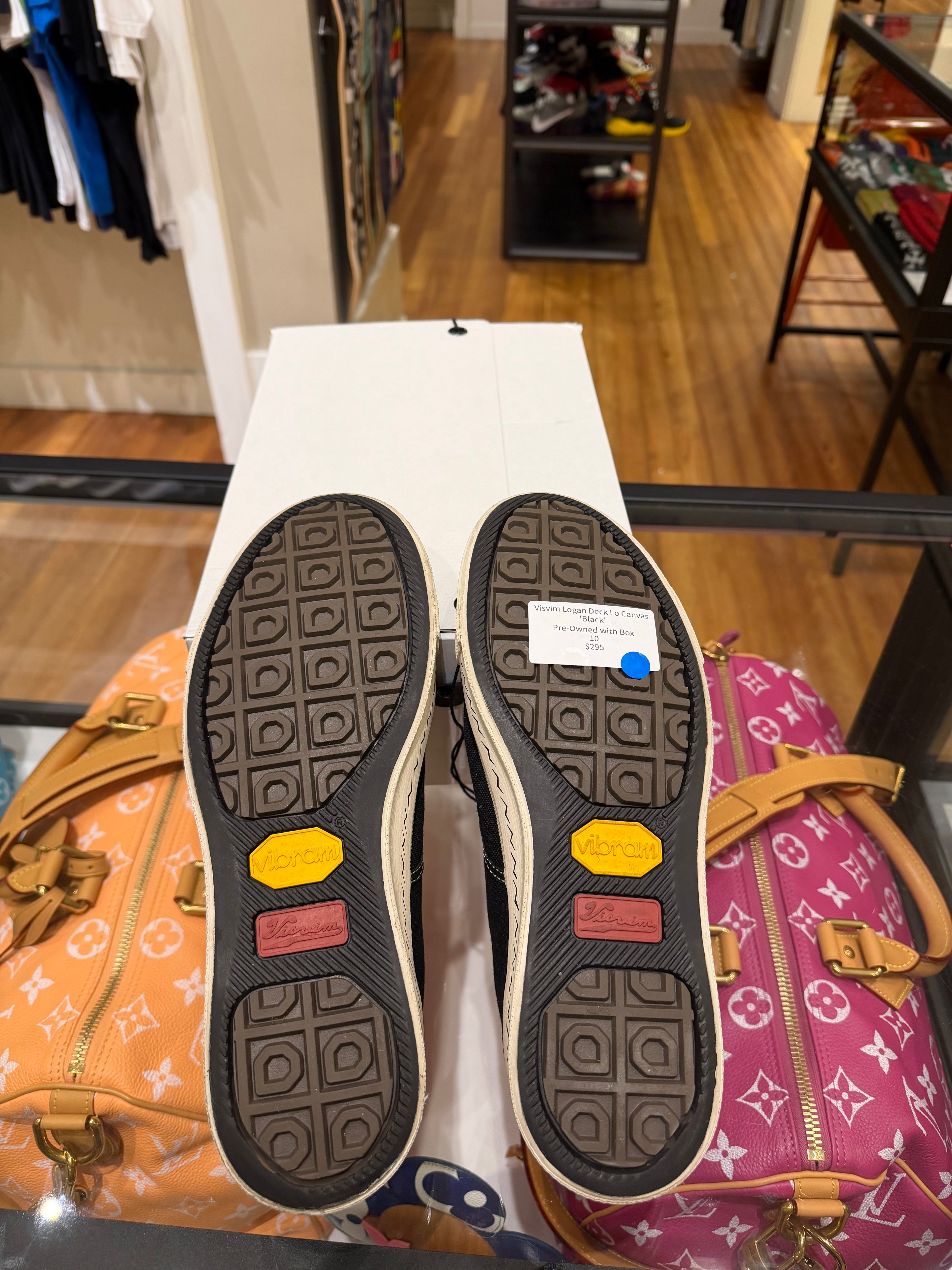 Visvim Logan Deck Lo Canvas ‘Black’