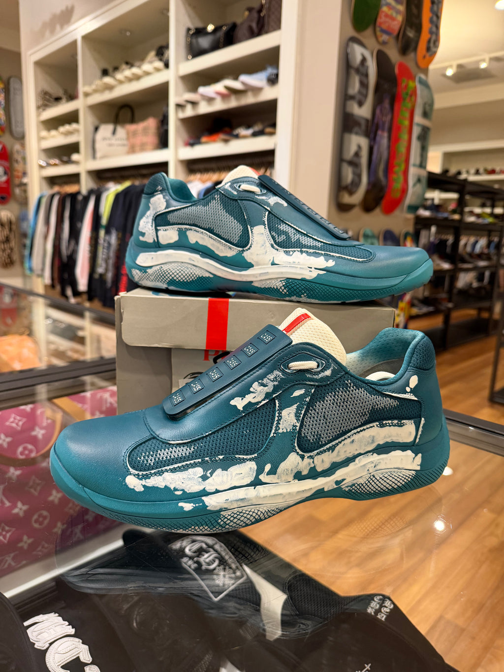 Cassius Hirst x Prada America’s Cup - “D3cay” Collection - Shock Blue