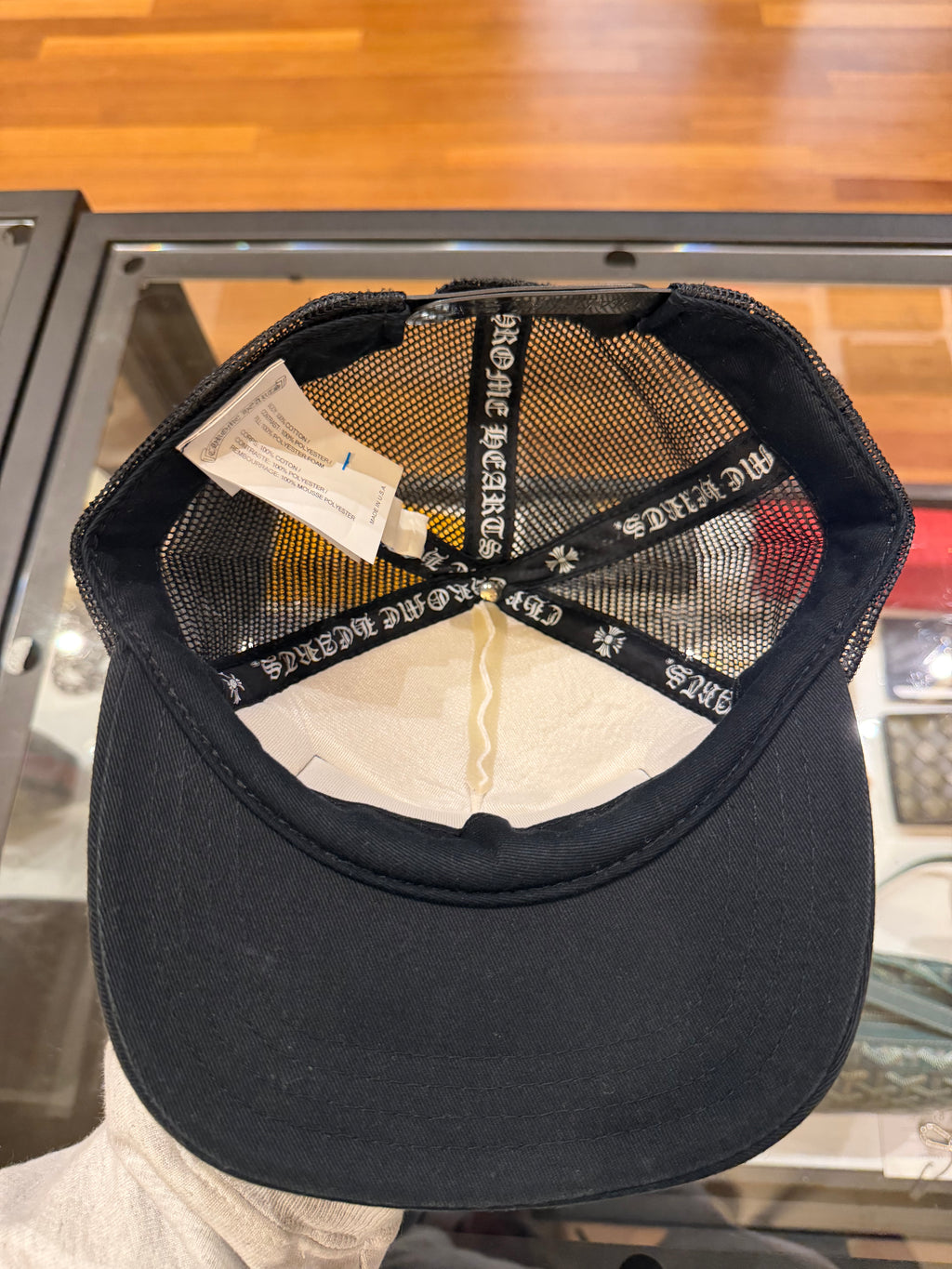 Chrome Hearts Hollywood Fuck Patch Trucker Hat
