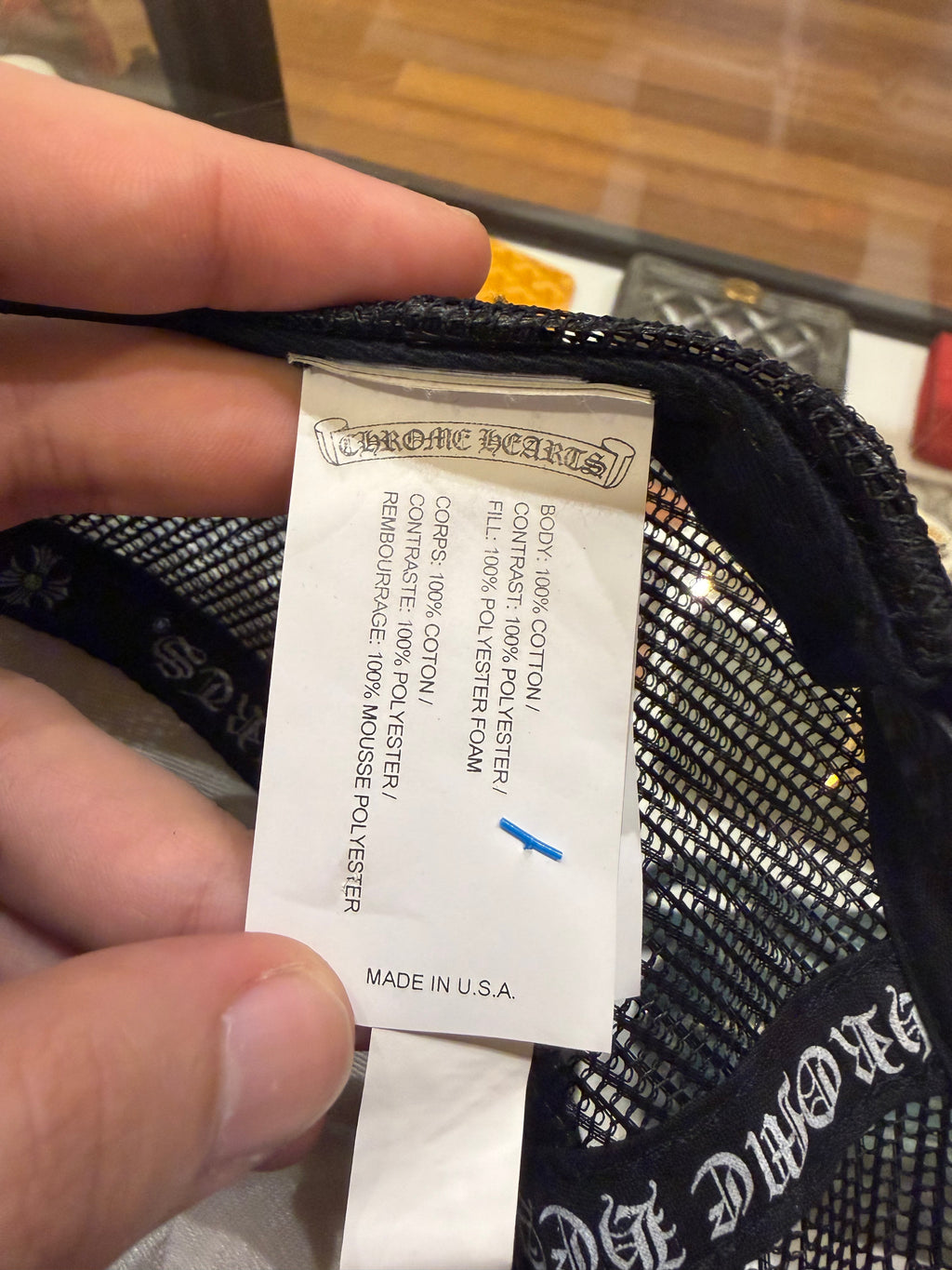 Chrome Hearts Hollywood Fuck Patch Trucker Hat