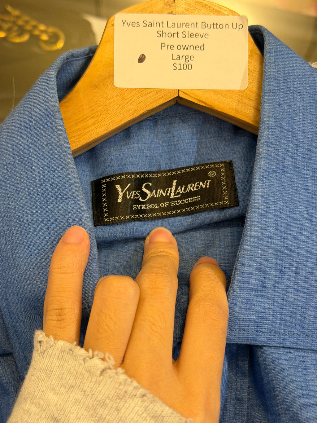 Yves Saint Laurent Button Up
Short Sleeve