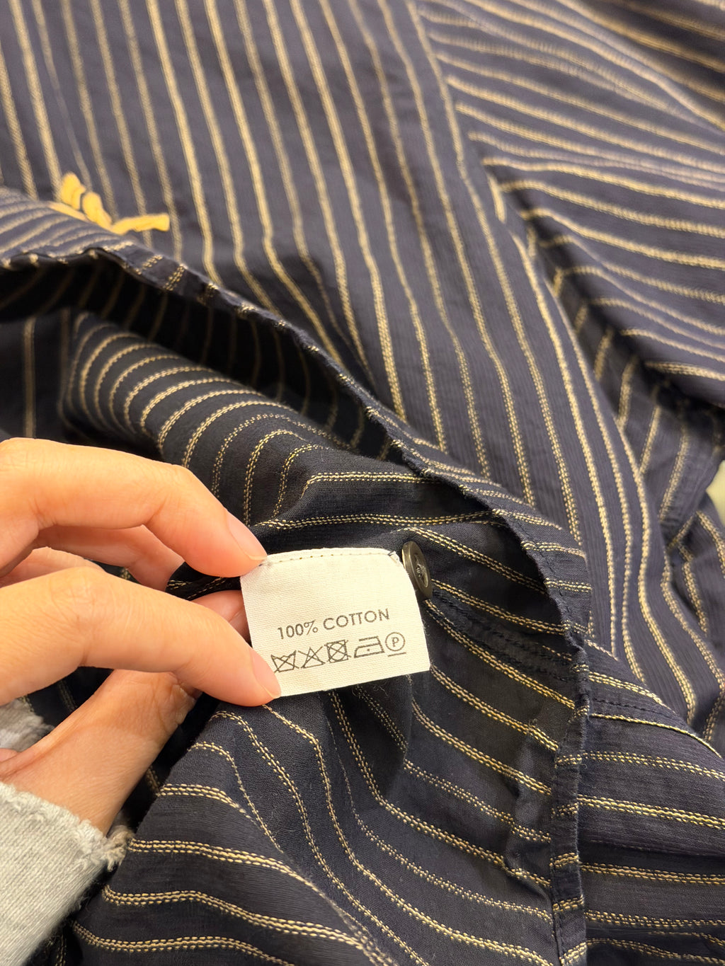 Dries Van Noten Button Up SS
Shirt - Navy