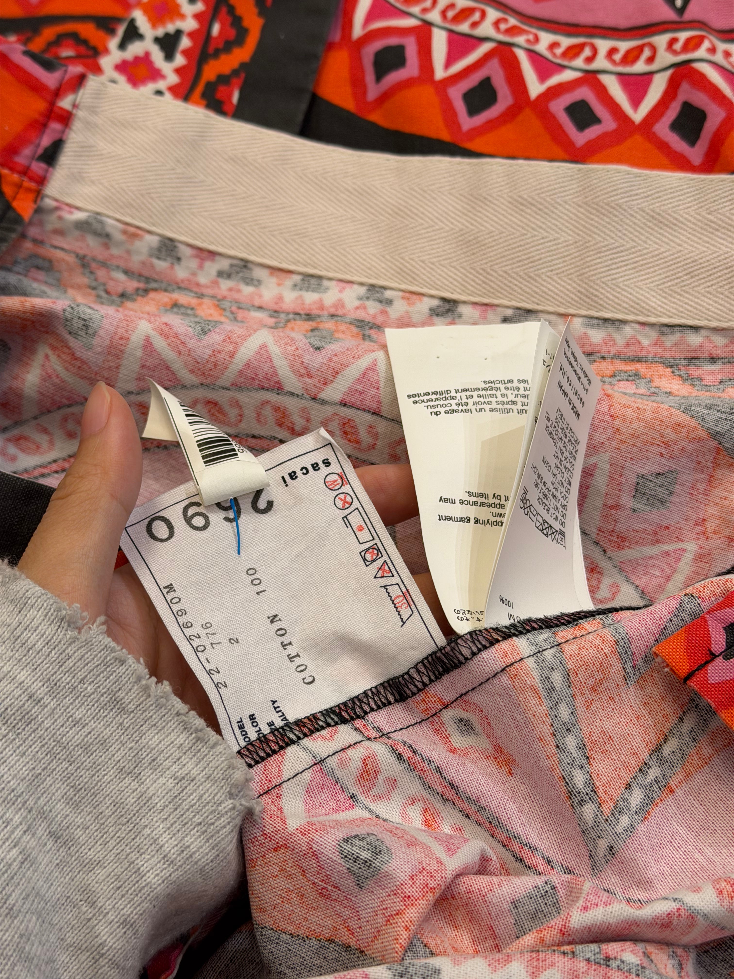 Sacai Patterned Shirt