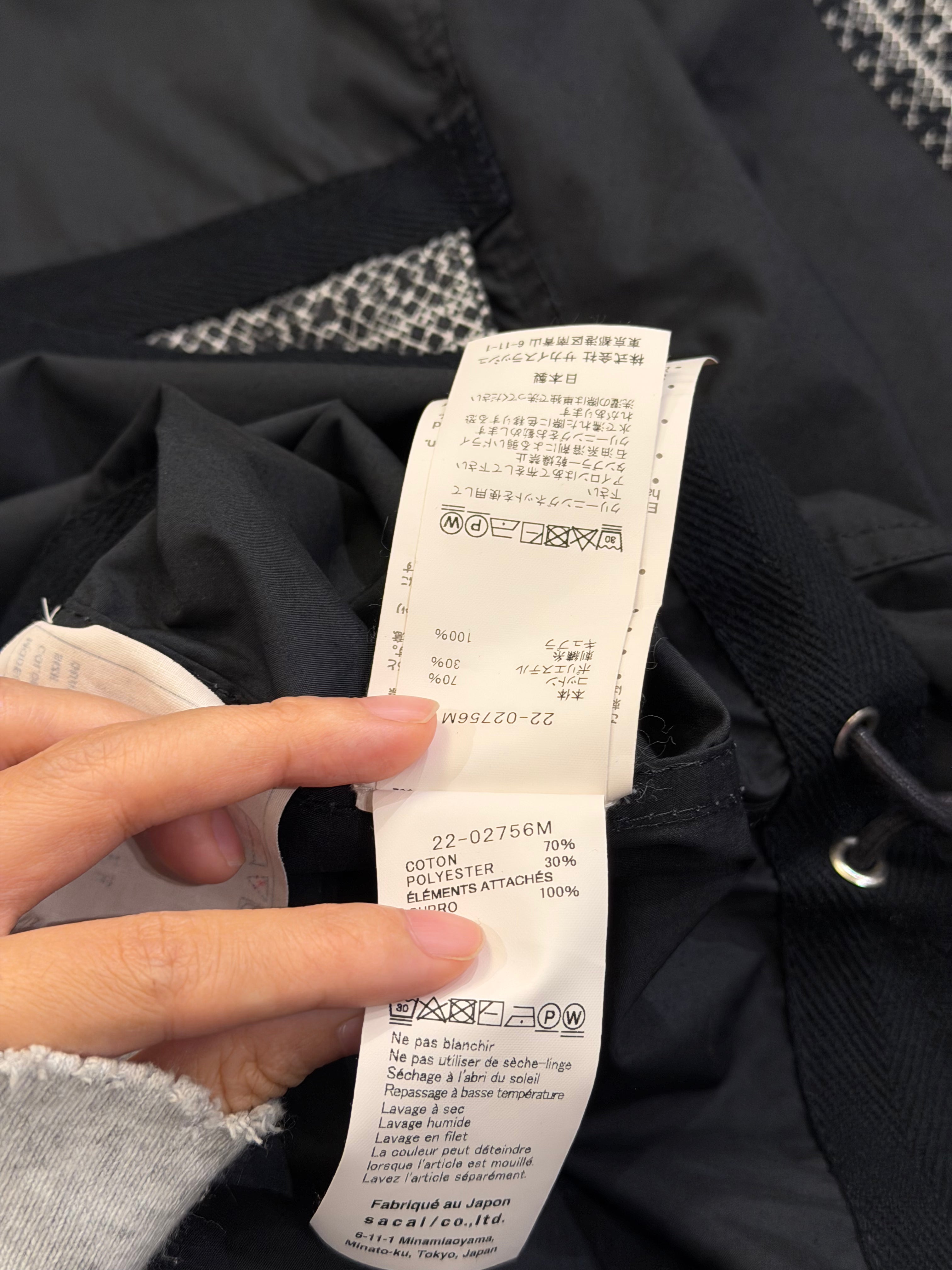 SACAI Ruched-Detailed SS Shirt