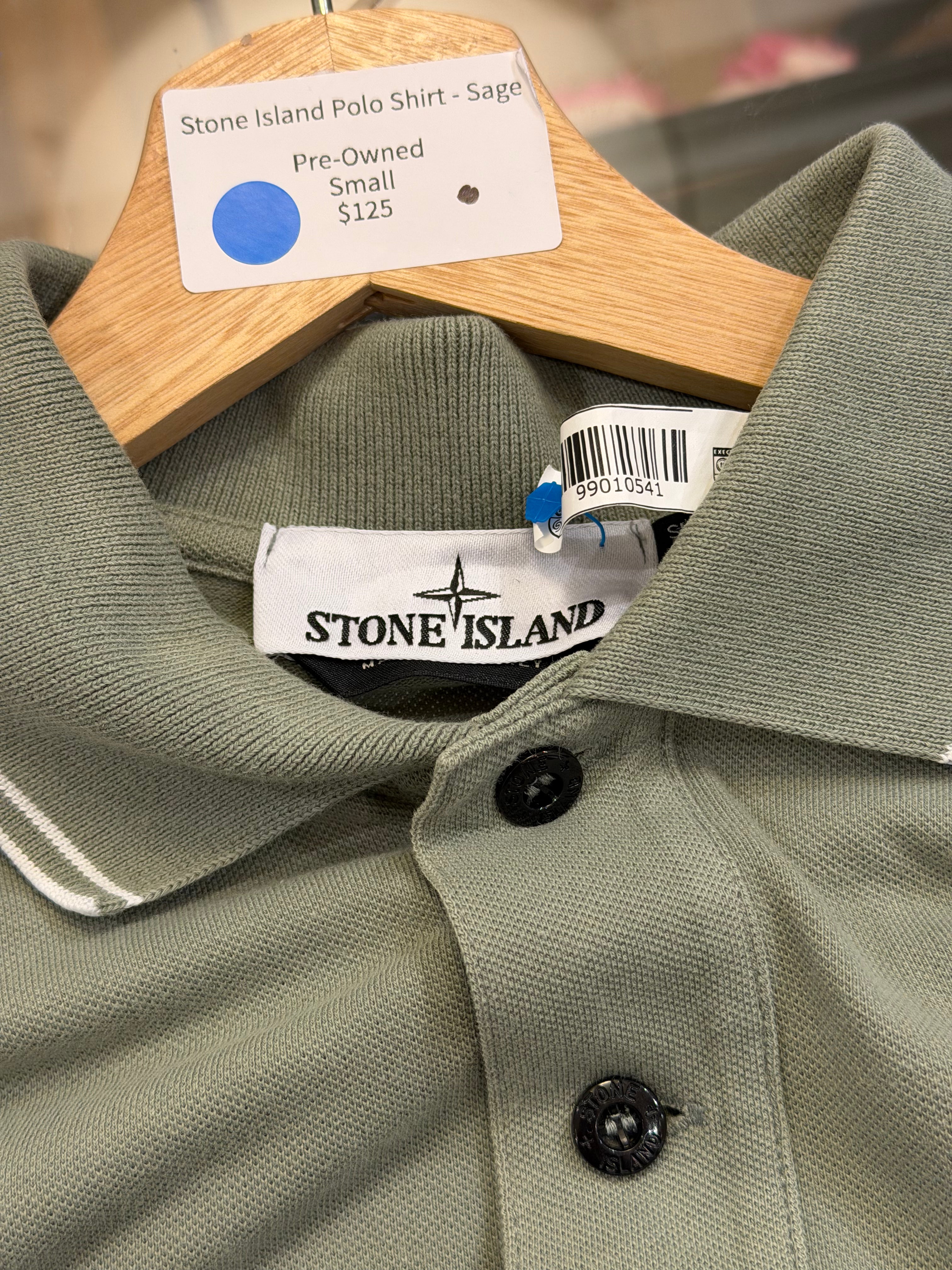 Stone Island Polo Shirt - Sage