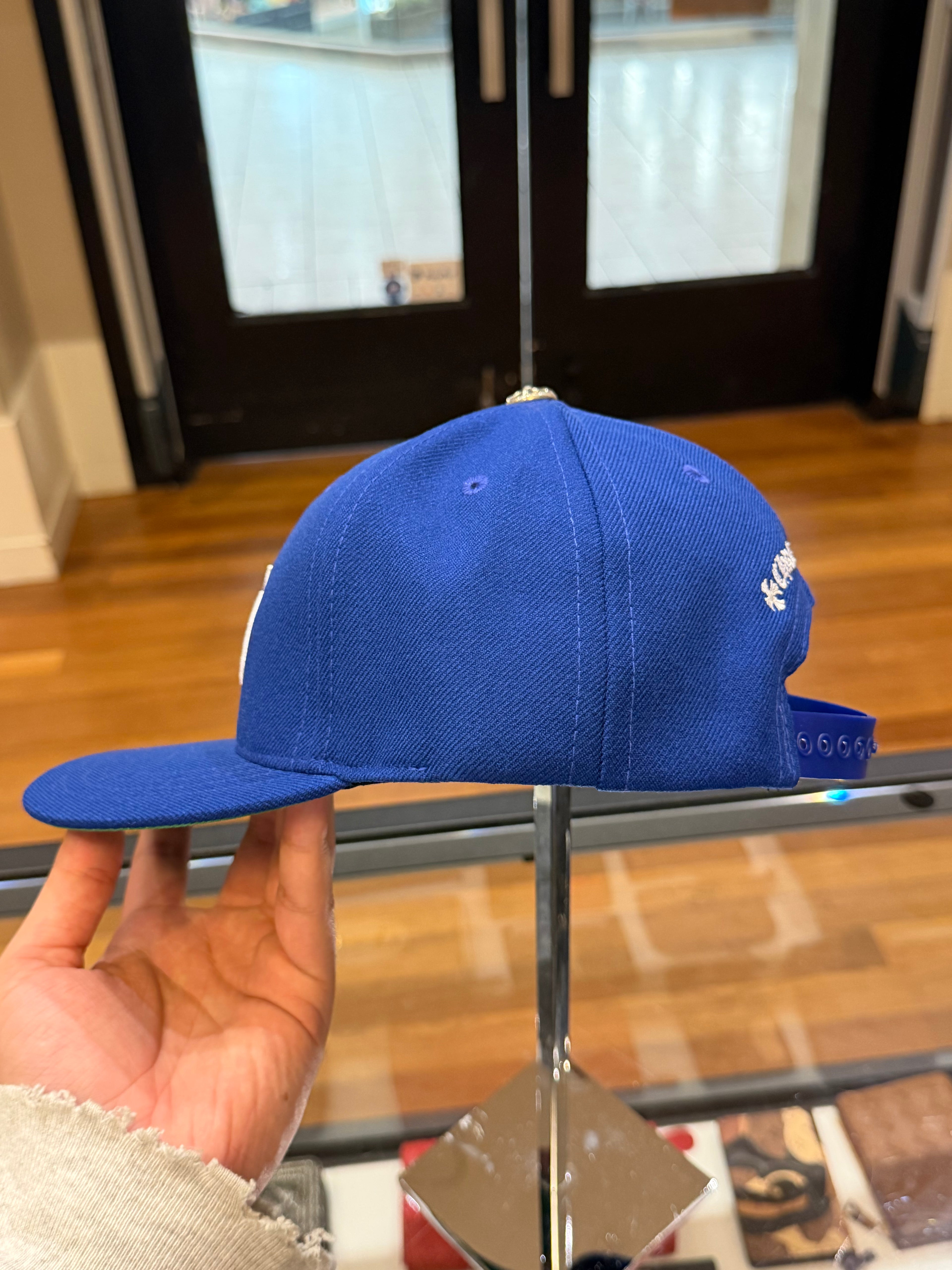 Chrome Hearts CH Embroidered Baseball Hat - Blue