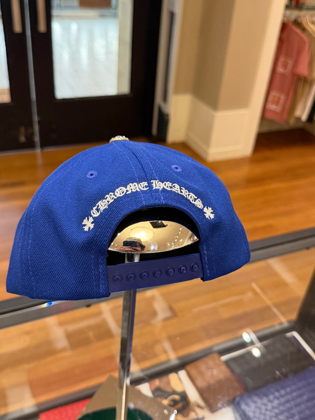 Chrome Hearts CH Embroidered Baseball Hat - Blue