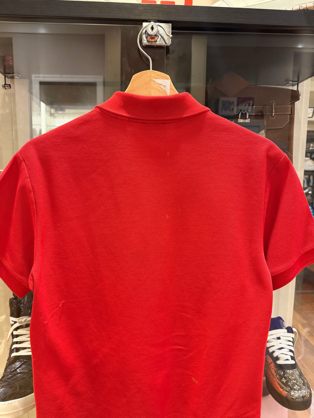 Burberry Polo Button Up -
Red