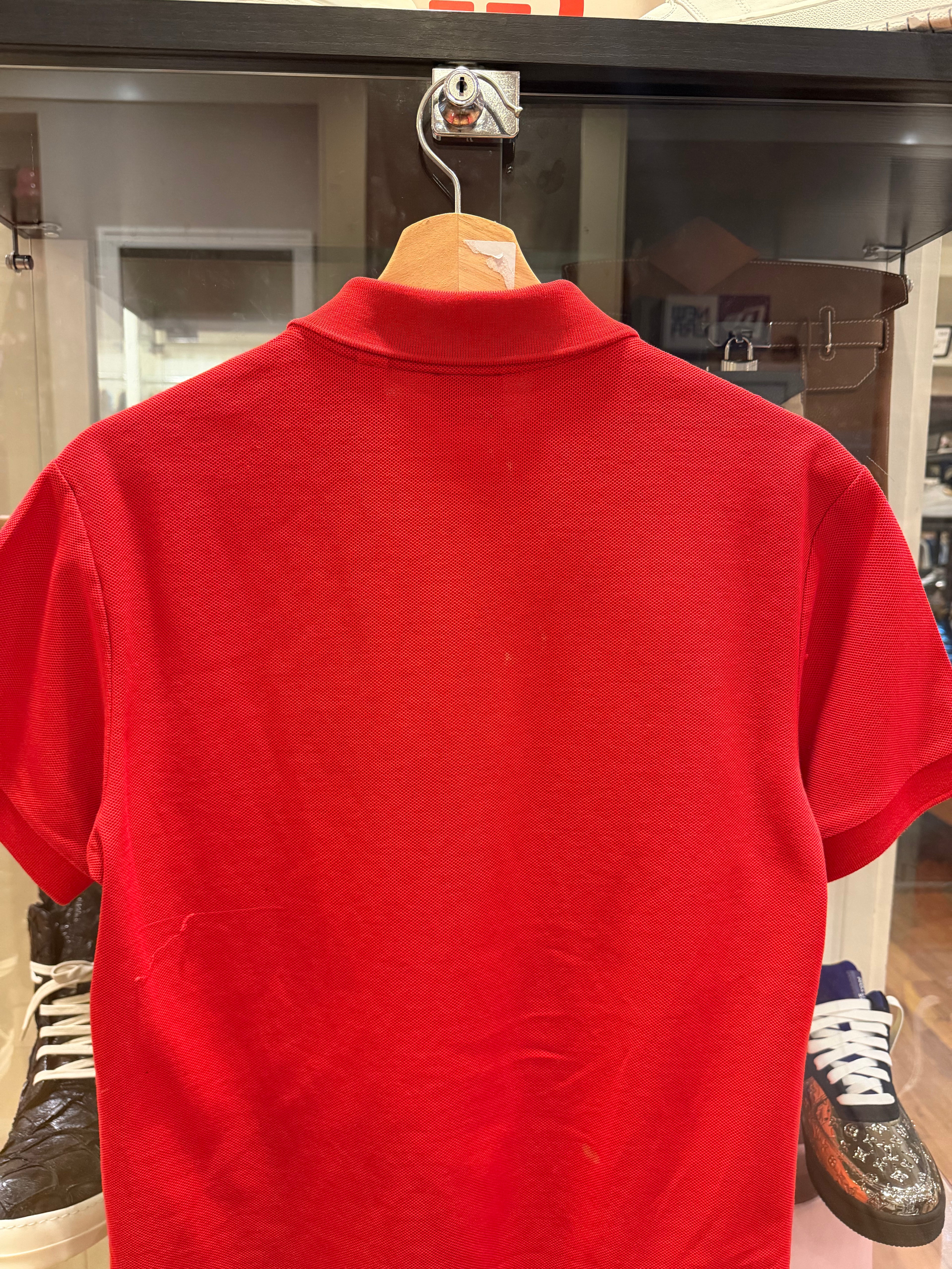Burberry Polo Button Up -
Red