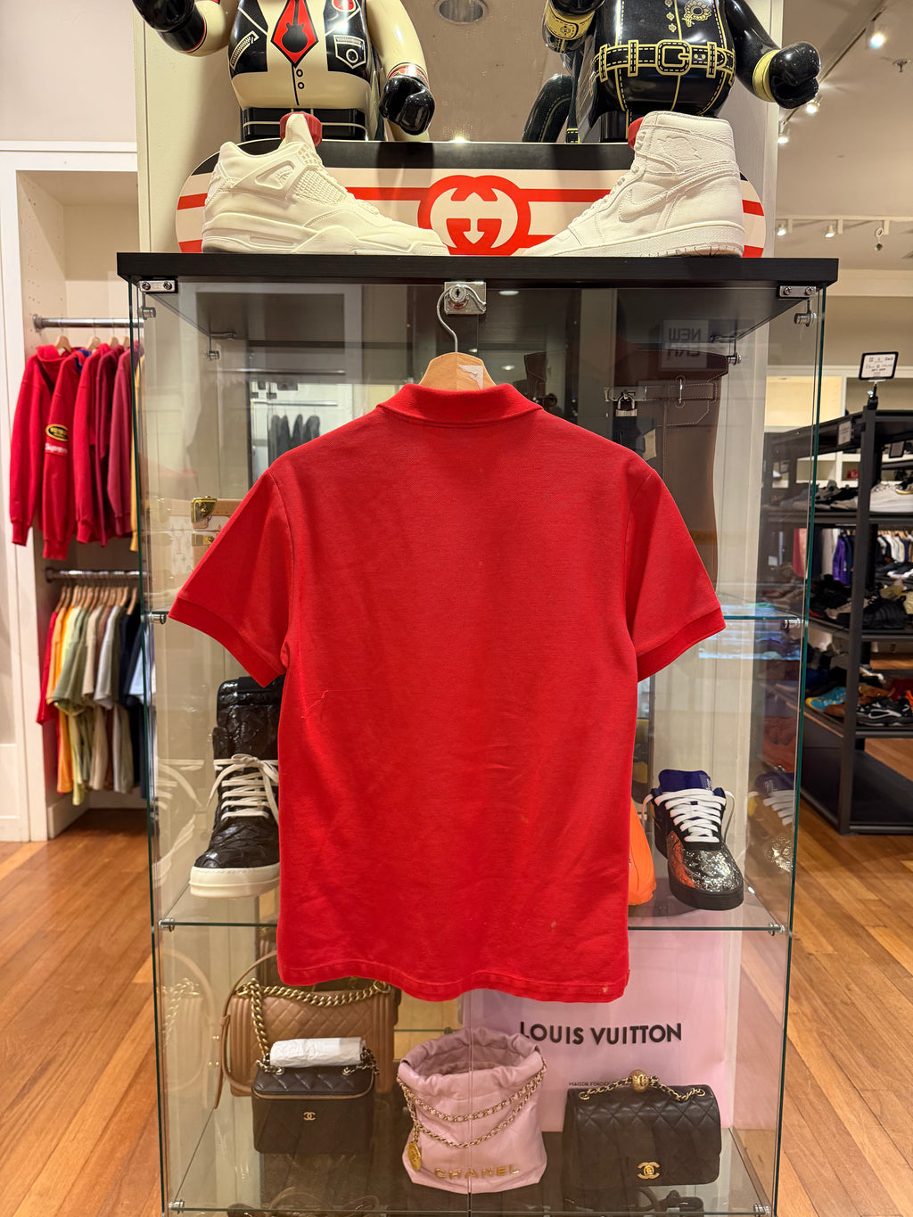 Burberry Polo Button Up -
Red
