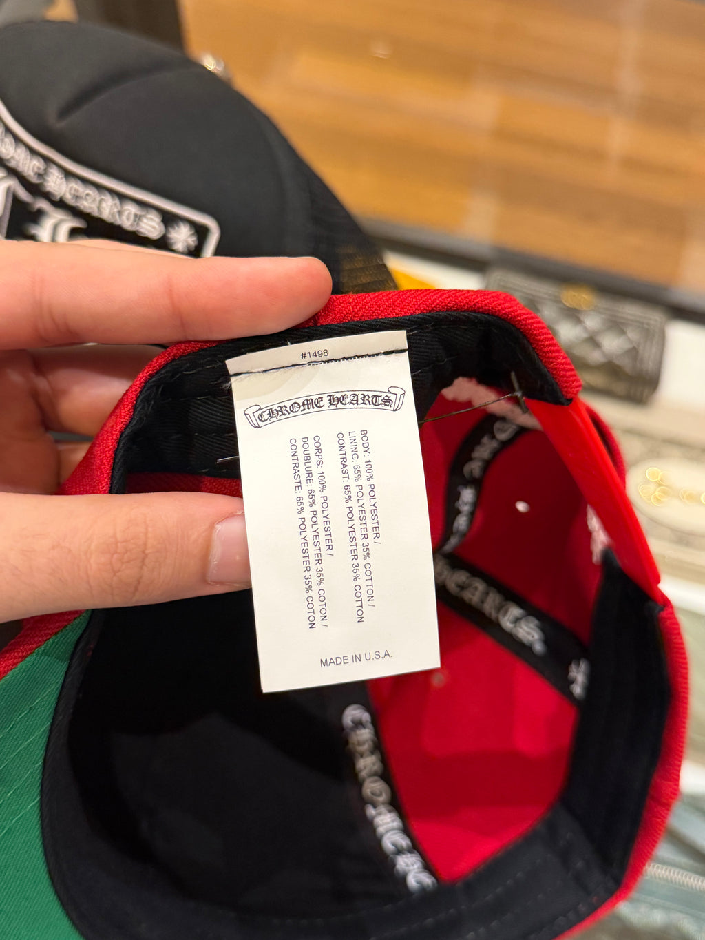 Chrome Hearts CH Embroidered Baseball Hat - Red