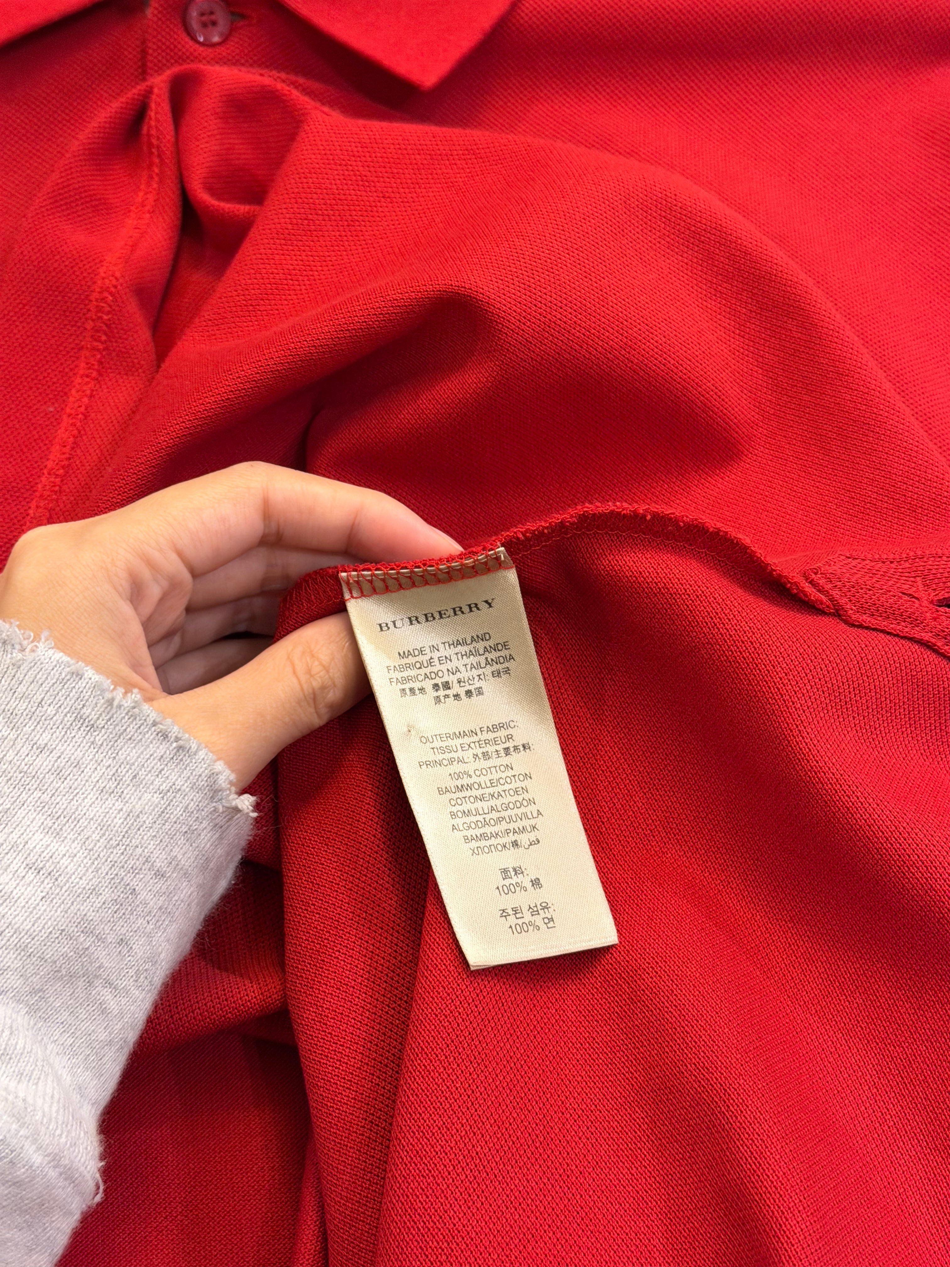 Burberry Polo - Red