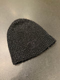 Chanel Silver Metallic Cashmere Beanie - Black