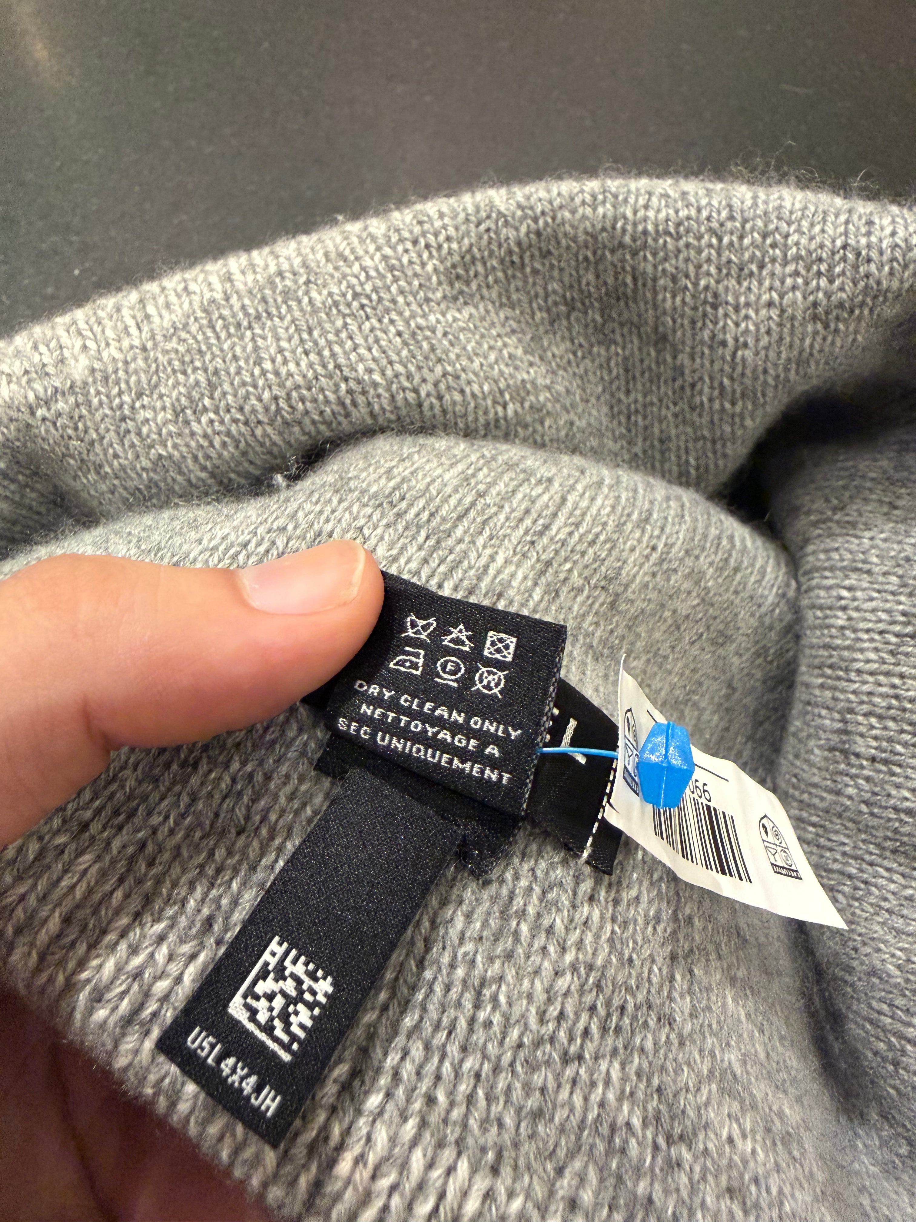 Chanel 25k Collection Cashmere Blend Beanie - Grey Black