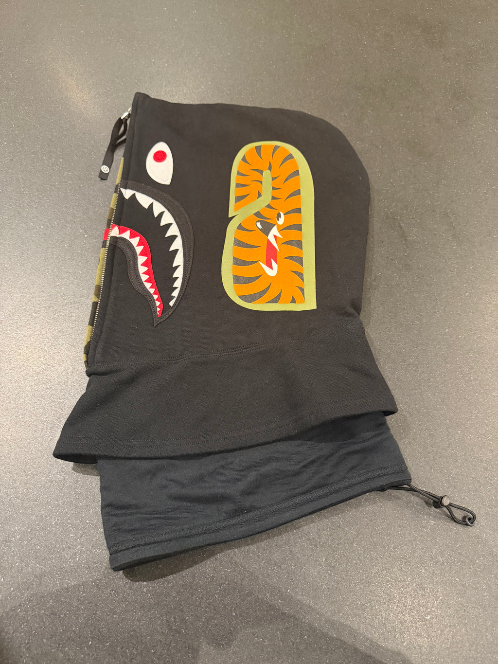 Bape 1st Camo Shark Face Zip Up Mask
