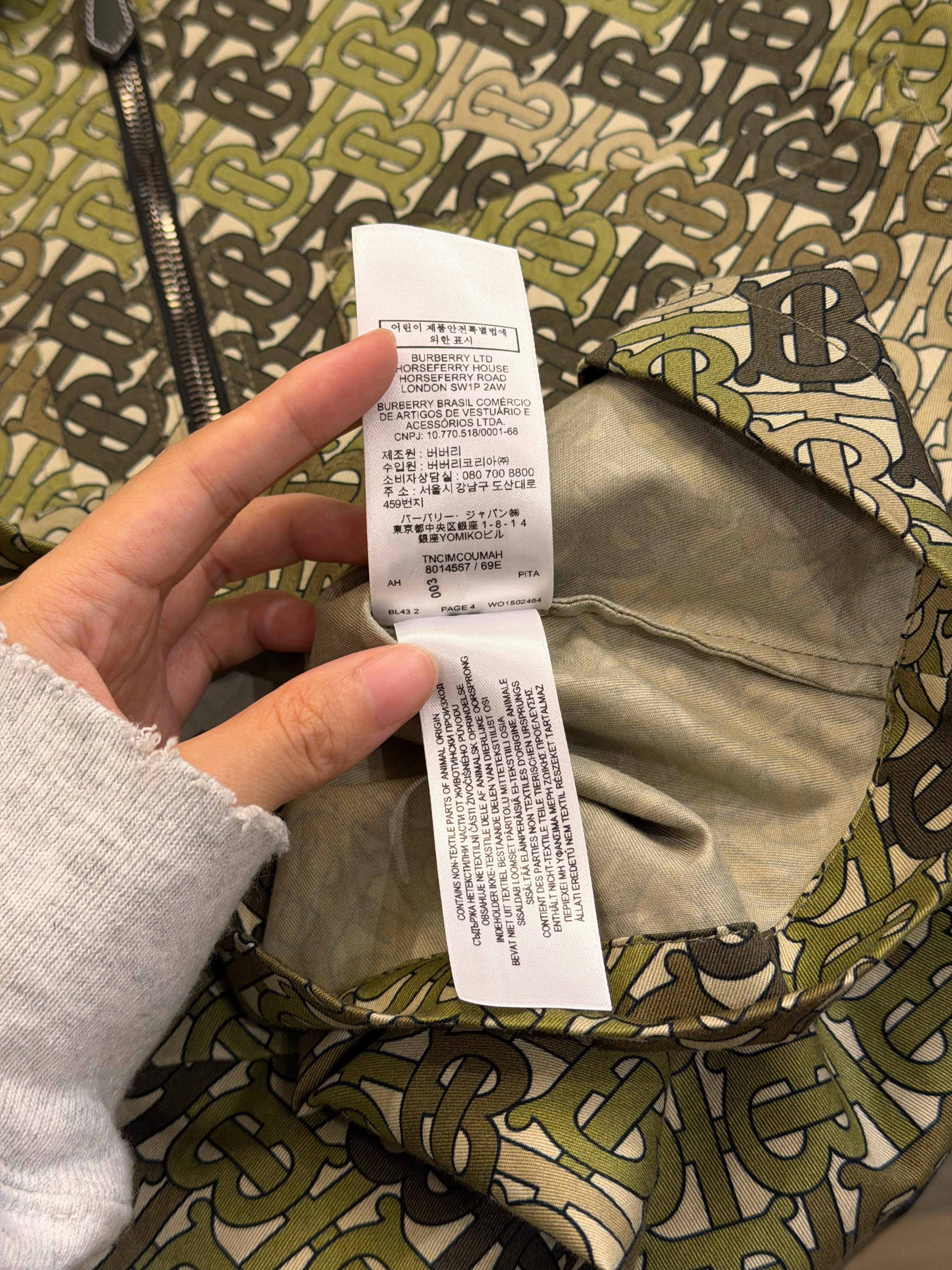 Burberry TB Monogram Camo
Button Down Shirt