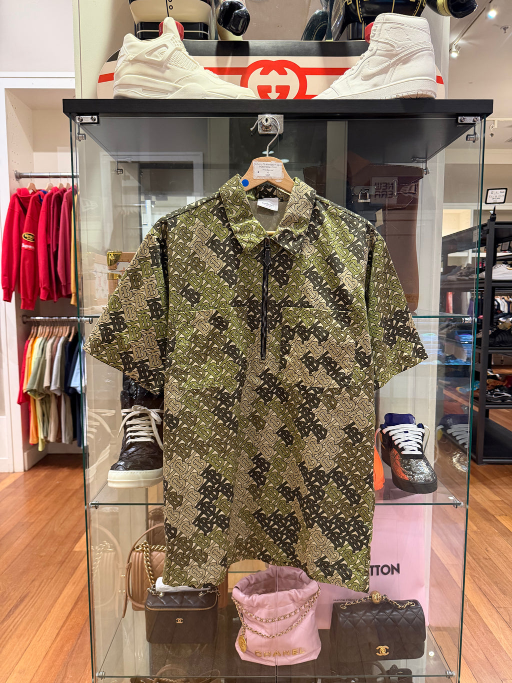 Burberry TB Monogram Camo
Button Down Shirt