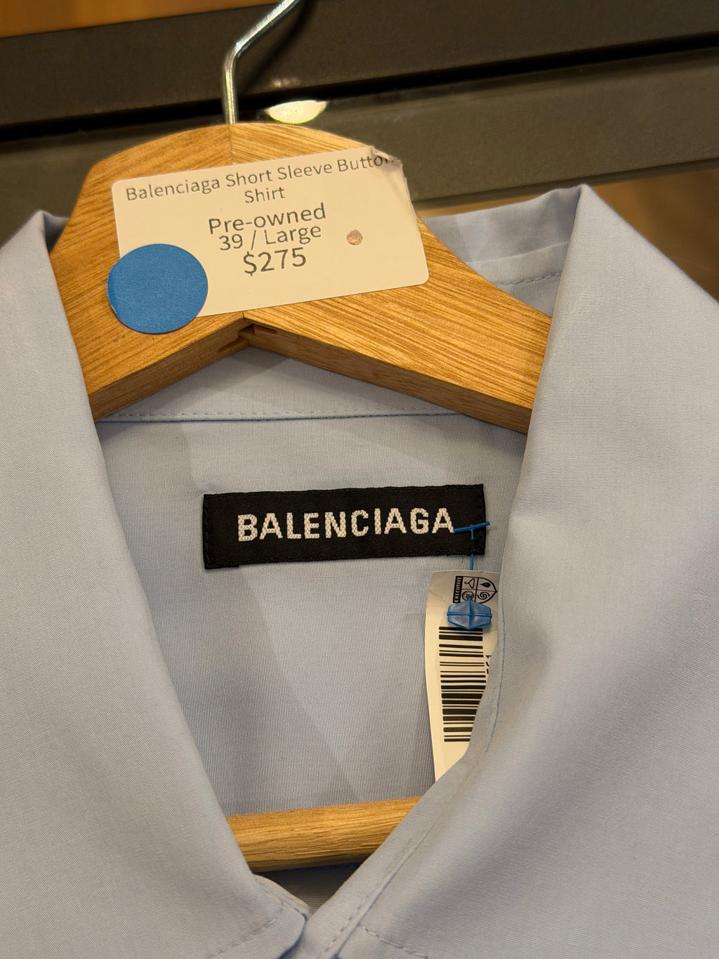 Balenciaga Short Sleeve Button
Shirt