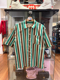 Marni Striped Button Up Shirt
- Green / Brown