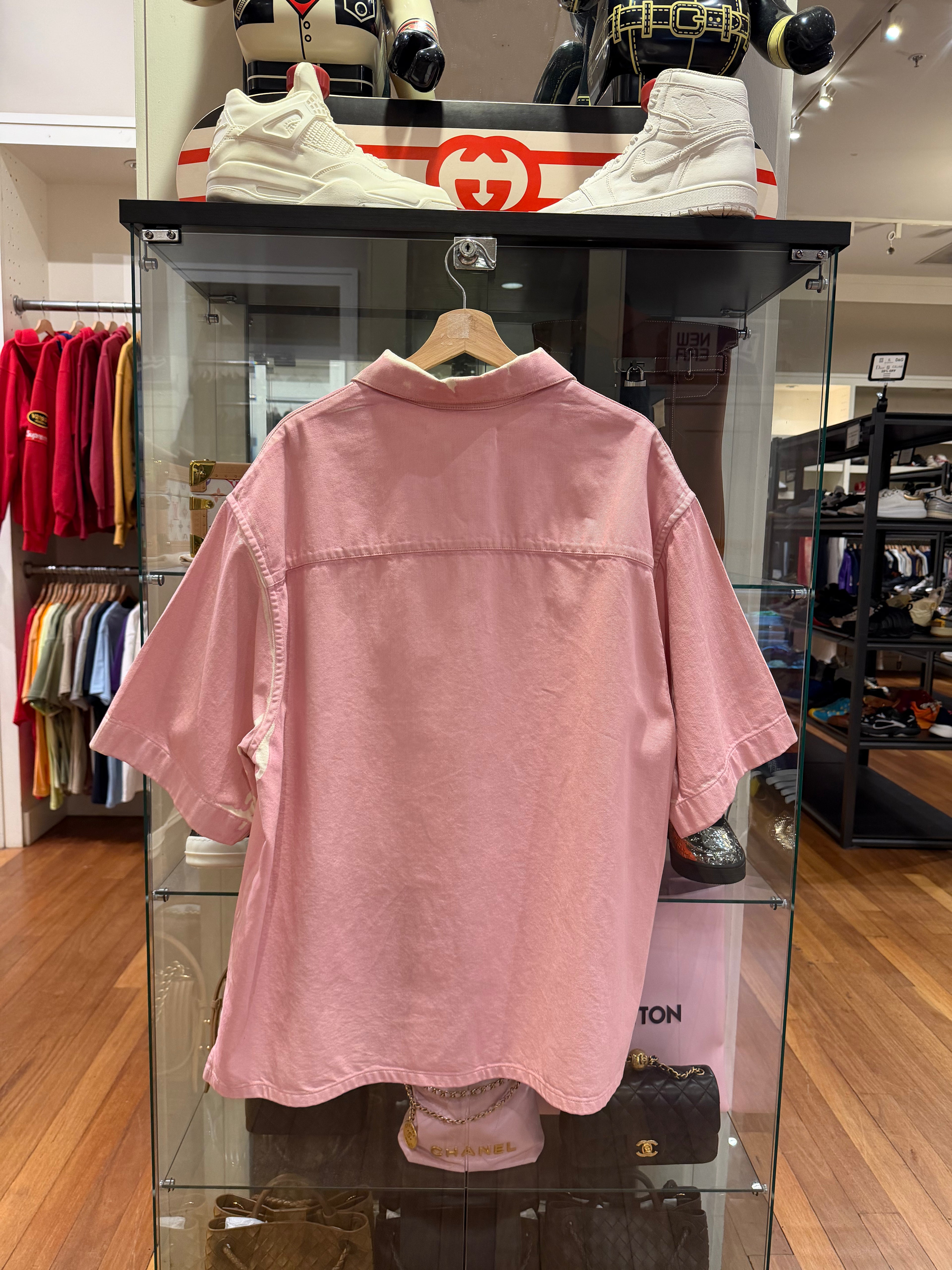 Marni Denim Bowling Button
Up - Pink