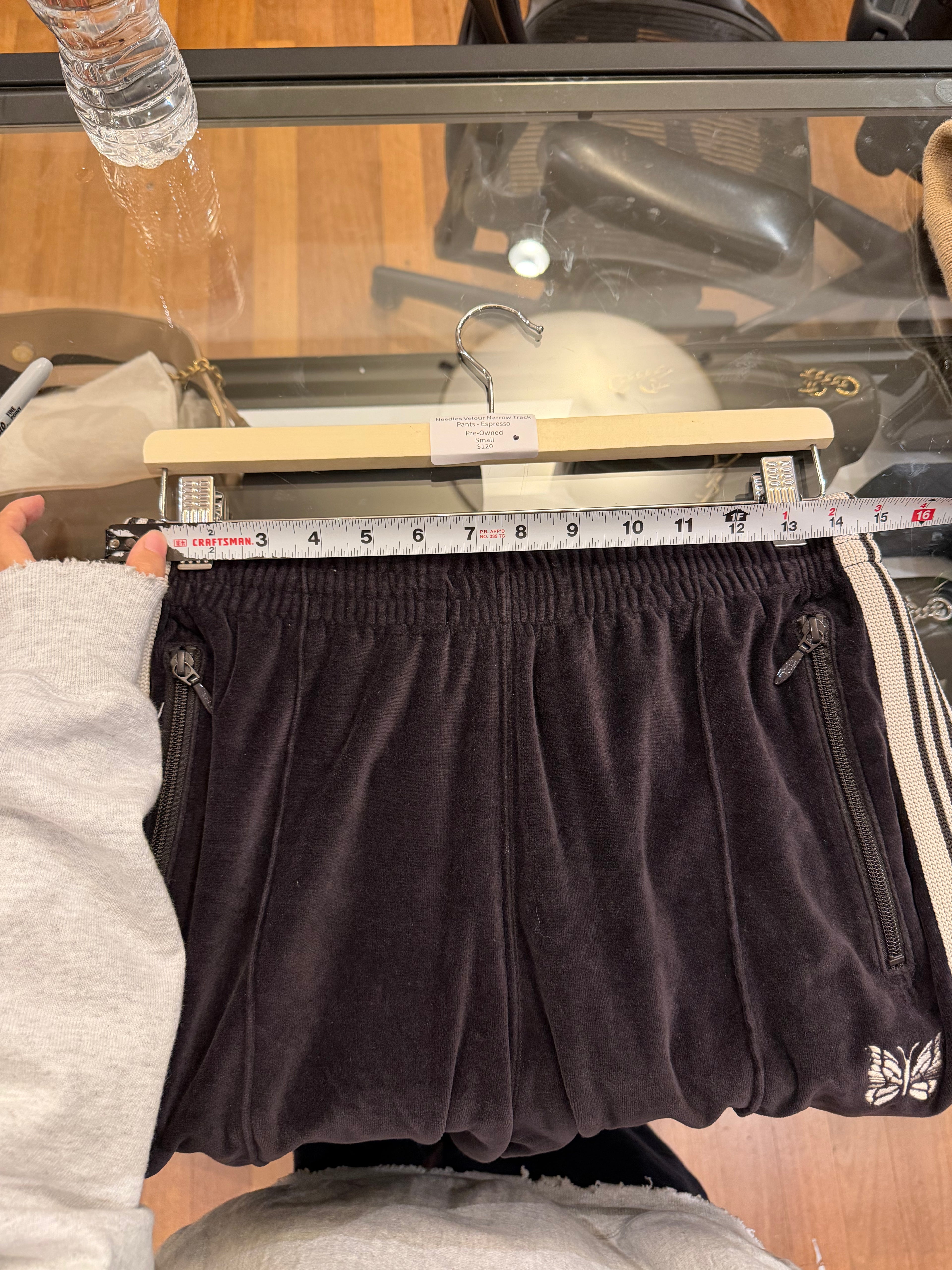 Needles Velour Narrow Track
Pants - Espresso