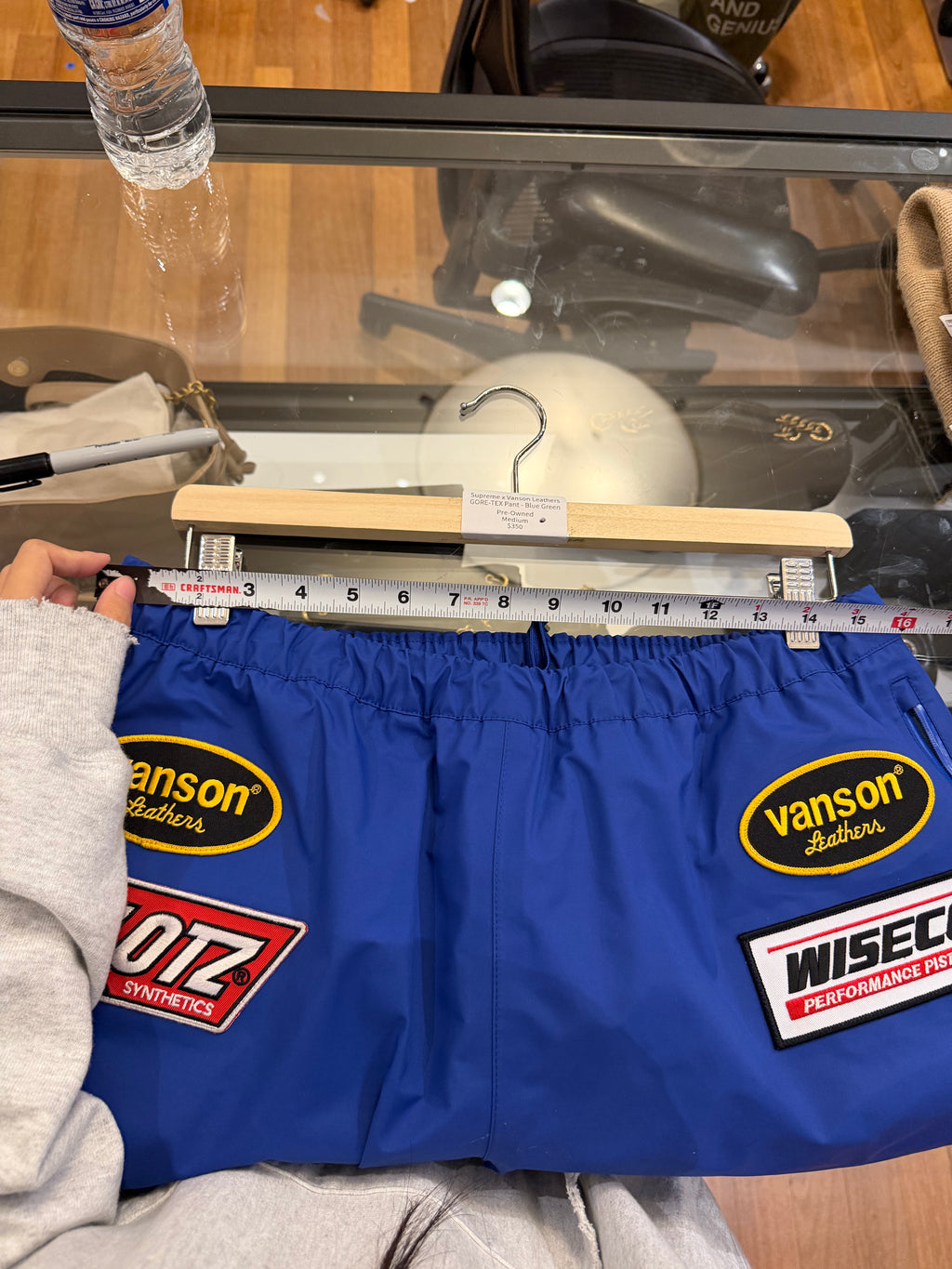 Supreme x Vanson Leathers
GORE-TEX Pant - Blue Green