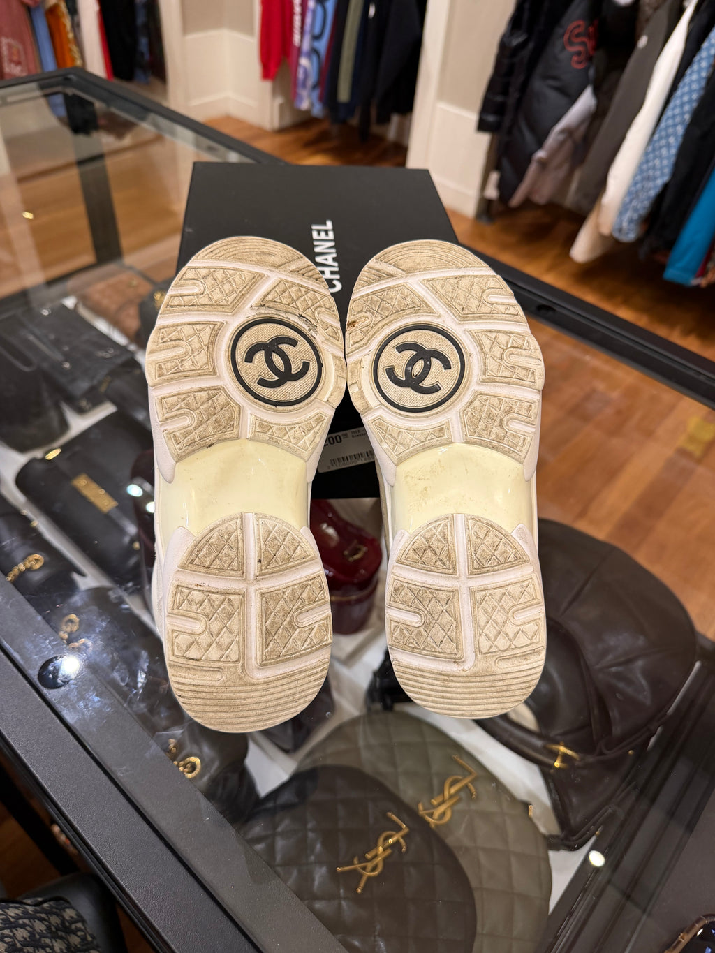 Chanel CC Logo Sneakers