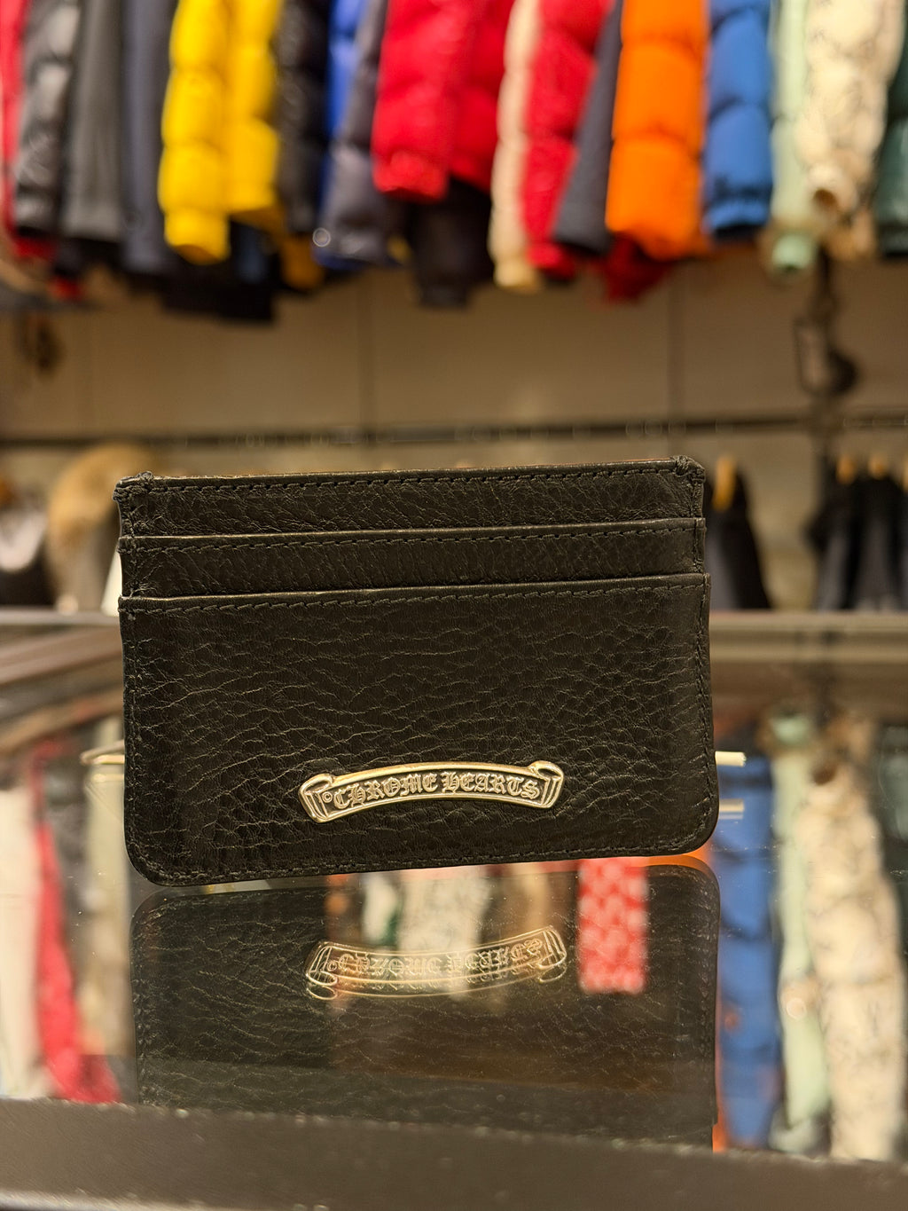 Chrome Hearts Leather Cardholder