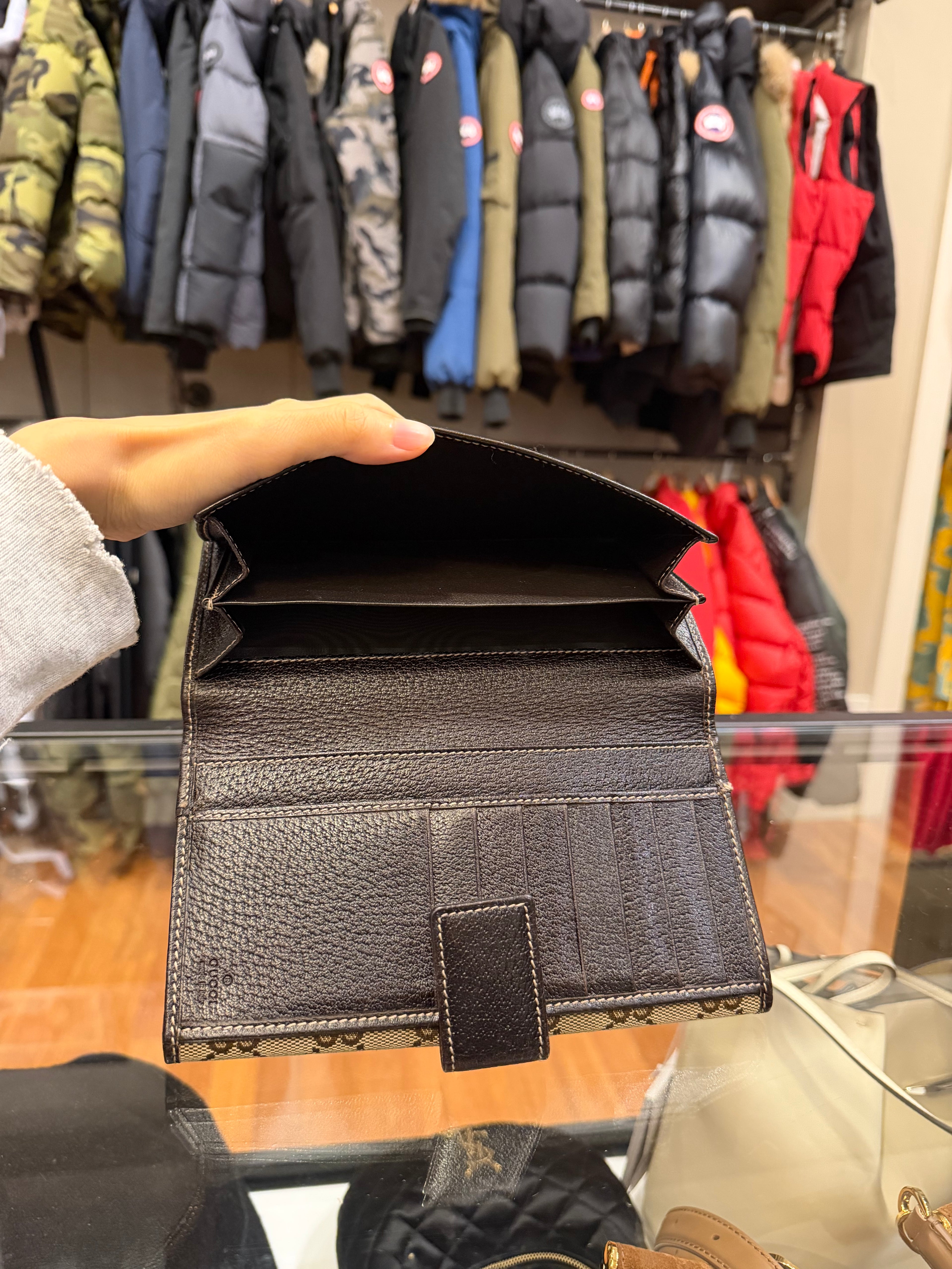 Gucci Princy GG Canvas Continental Wallet